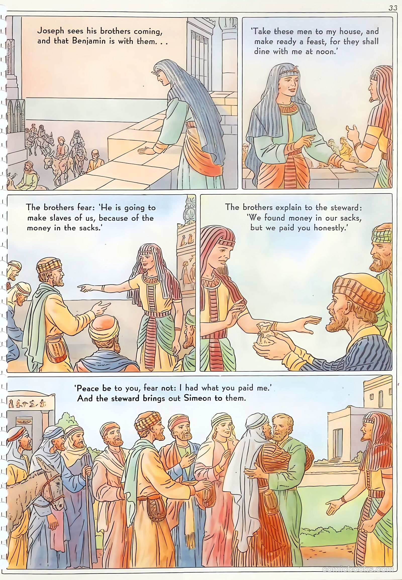The Life of Joseph Visualized #1 (1946) — page 33 of 48