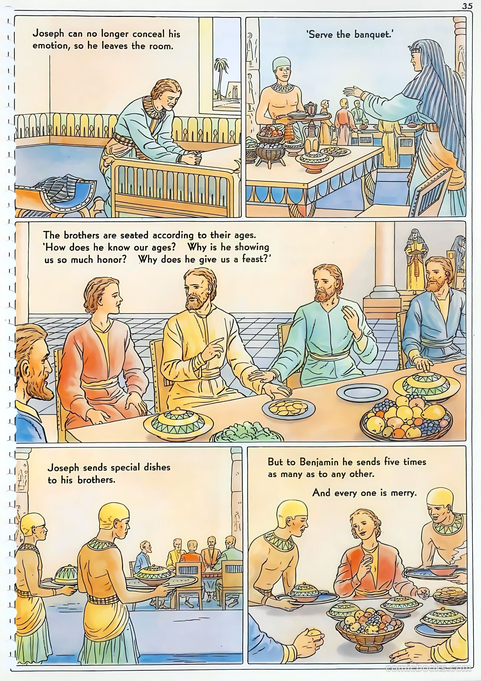 The Life of Joseph Visualized #1 (1946) — page 35 of 48