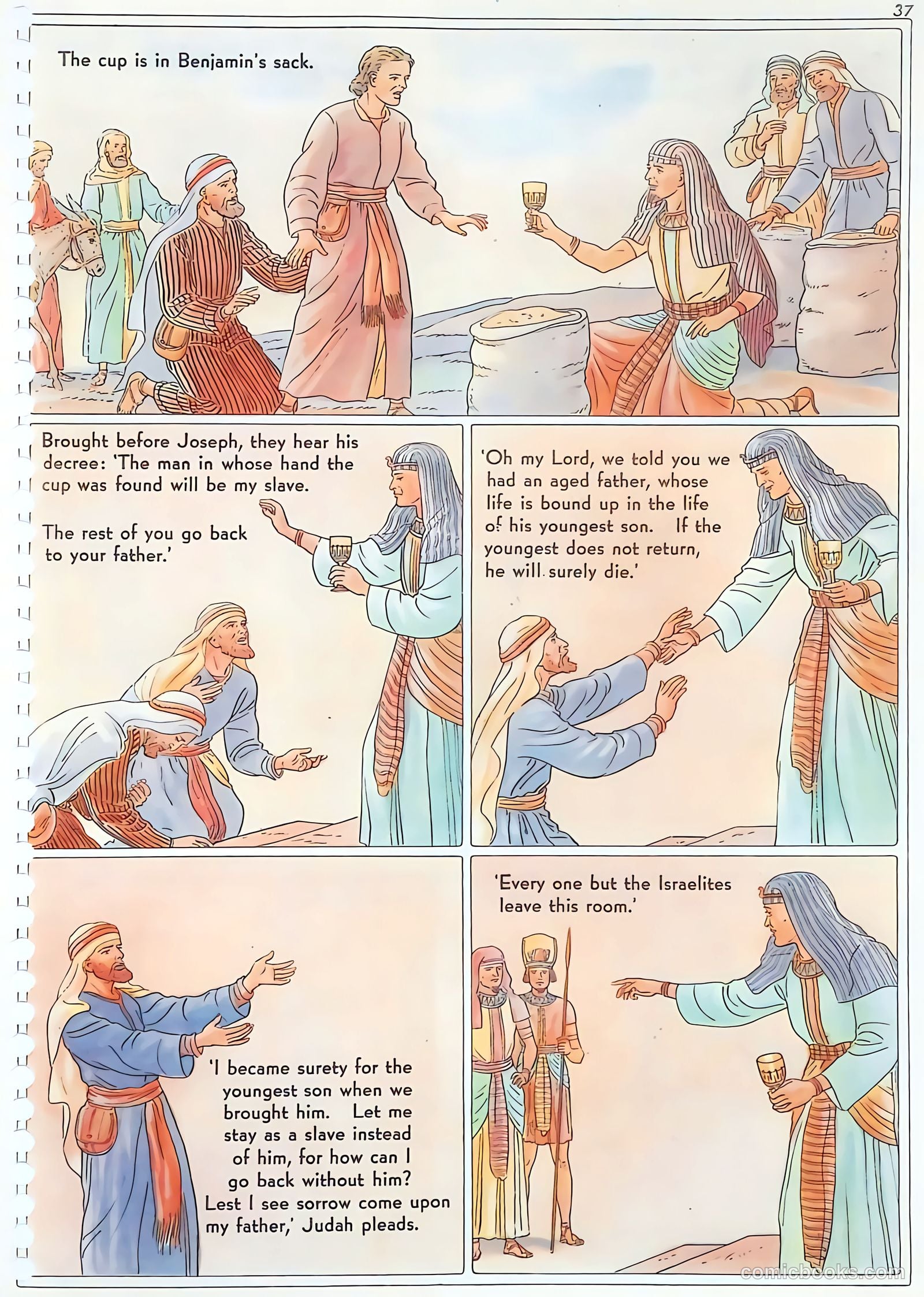 The Life of Joseph Visualized #1 (1946) — page 37 of 48