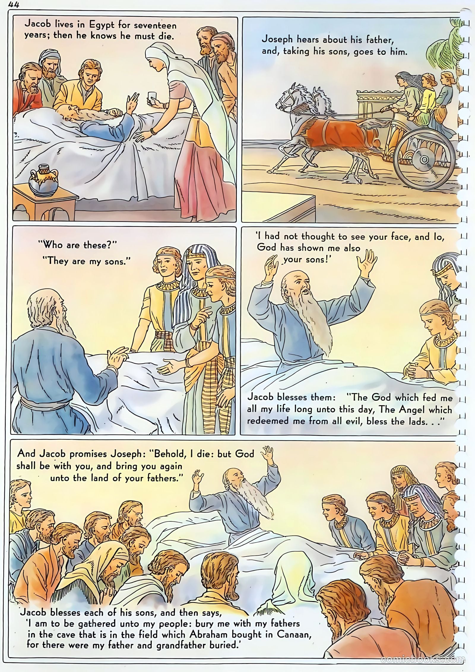The Life of Joseph Visualized #1 (1946) — page 44 of 48