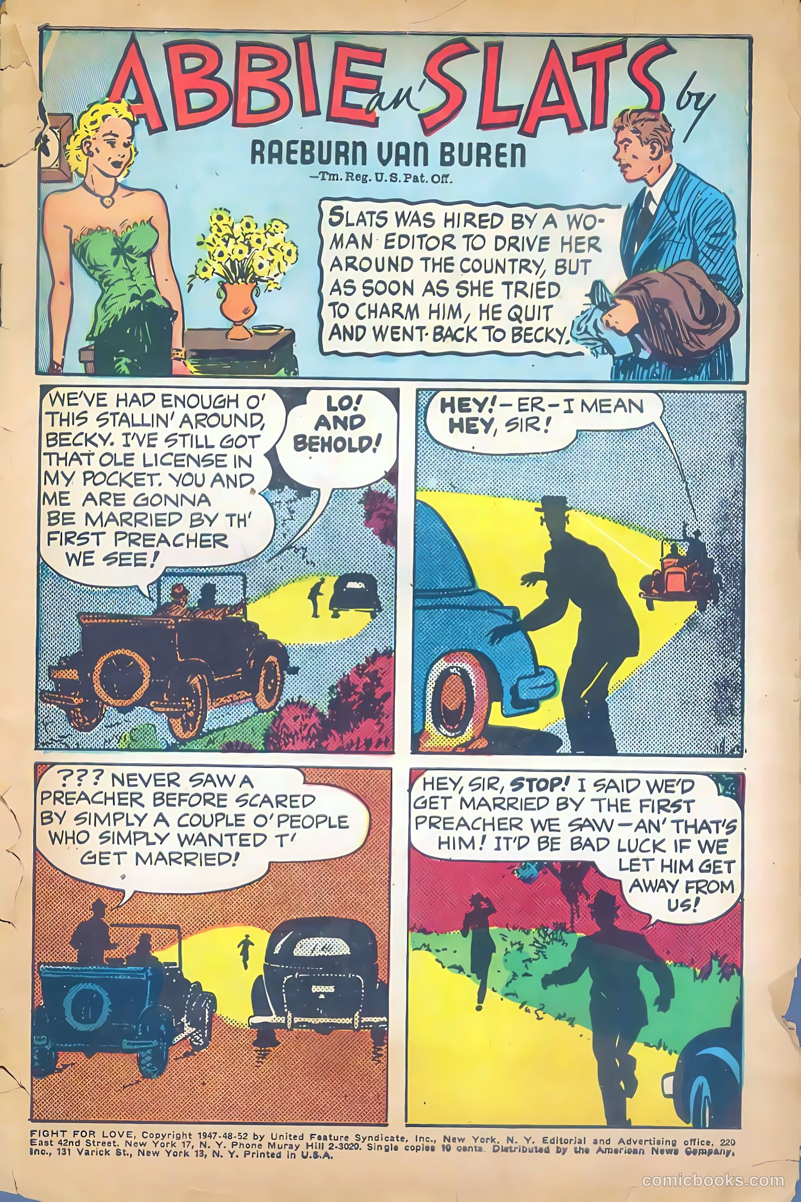 Fight for Love #1 (1952) — page 2 of 31