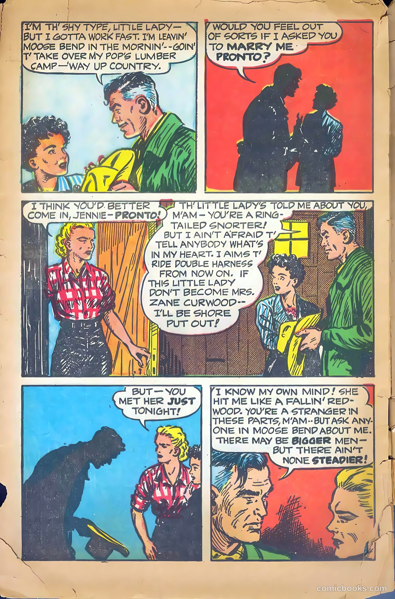 Fight for Love #1 (1952) — page 19 of 31
