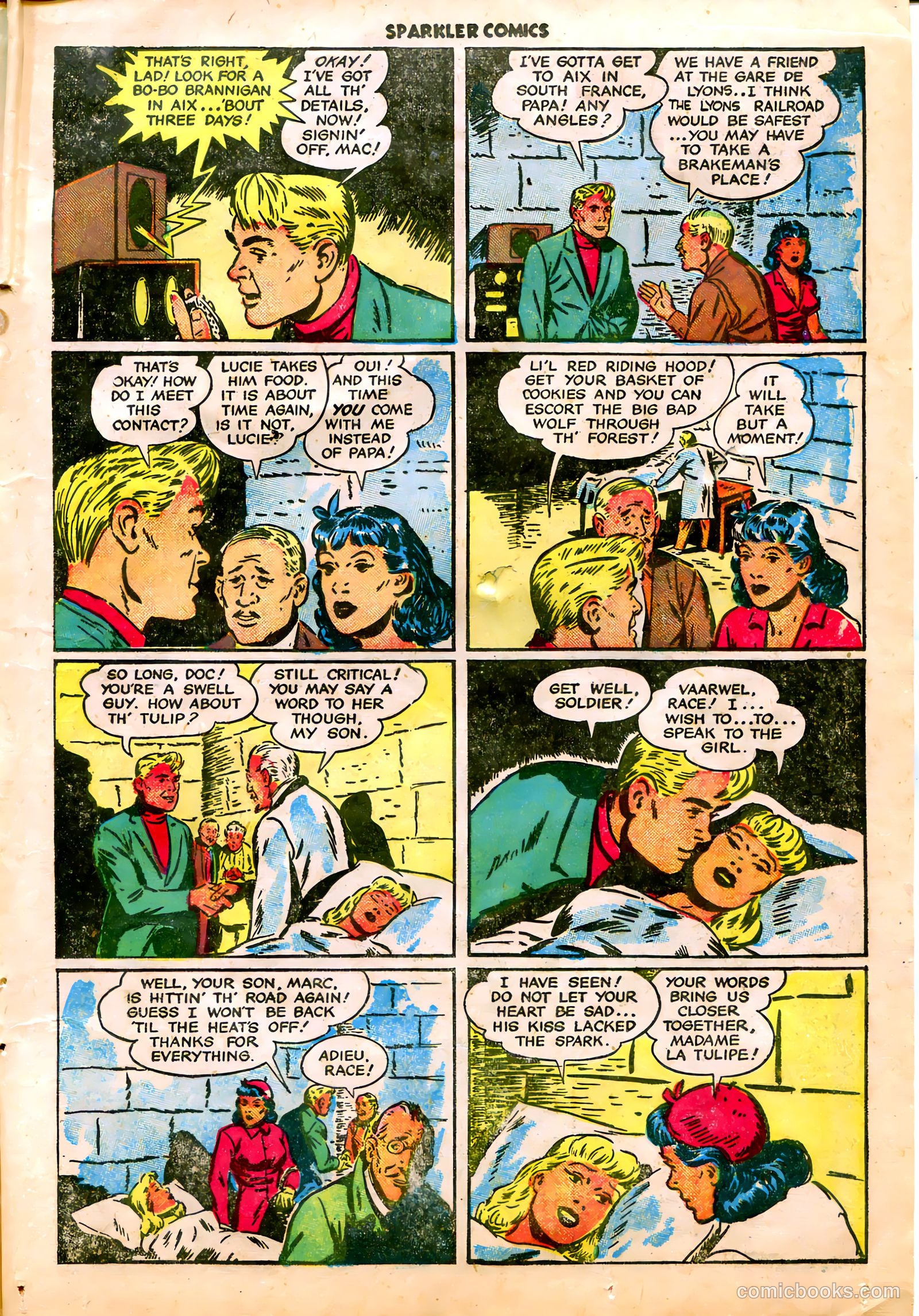 Sparkler Comics #42 (1948) — page 8 of 41