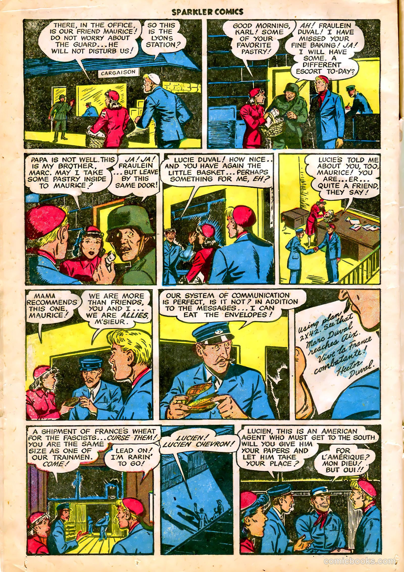 Sparkler Comics #42 (1948) — page 9 of 41