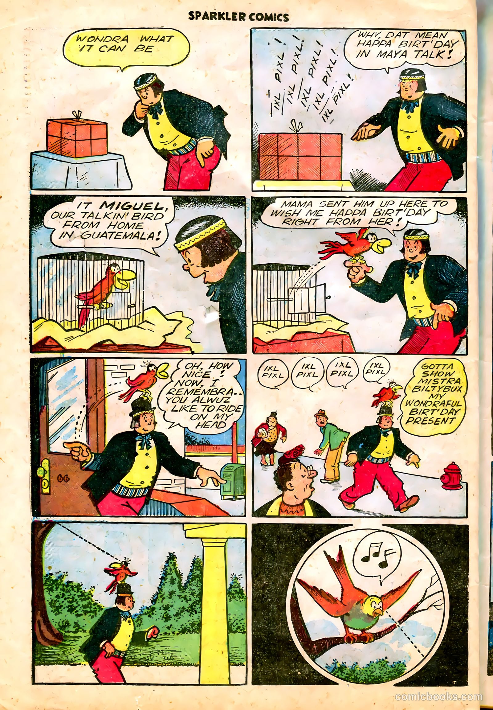 Sparkler Comics #42 (1948) — page 25 of 41
