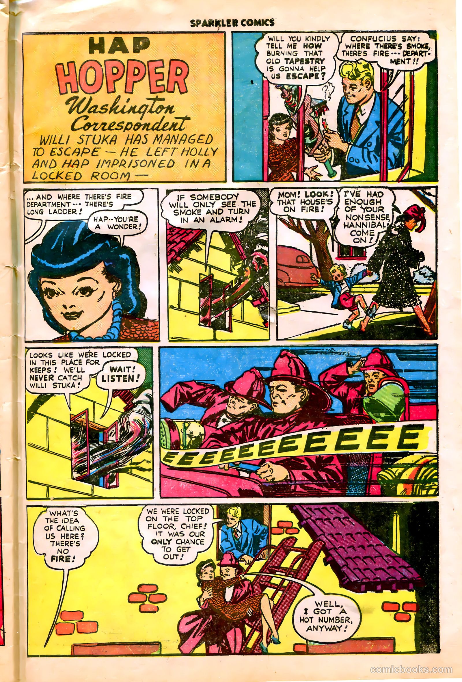 Sparkler Comics #42 (1948) — page 34 of 41