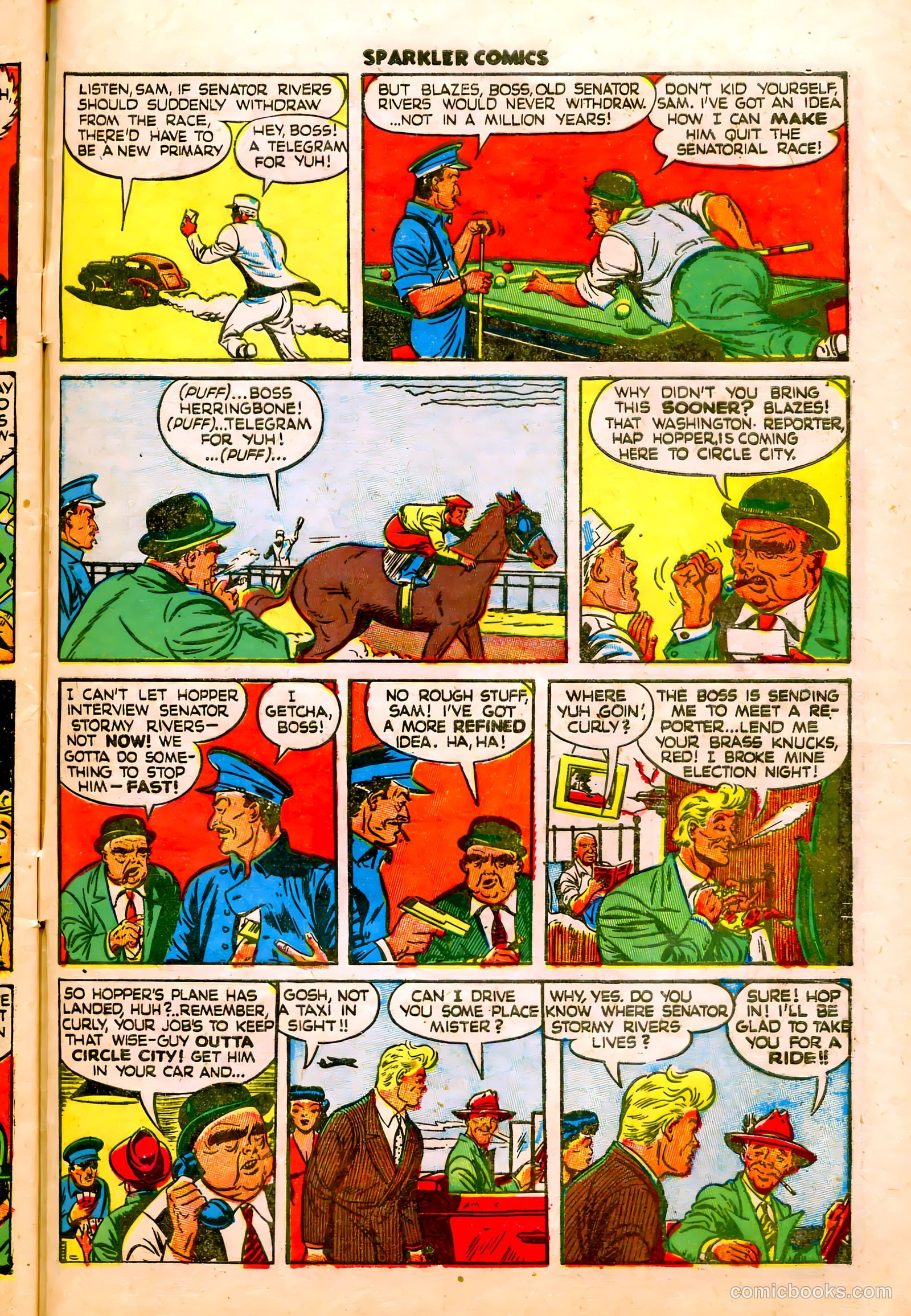 Sparkler Comics #56 (1948) — page 32 of 41
