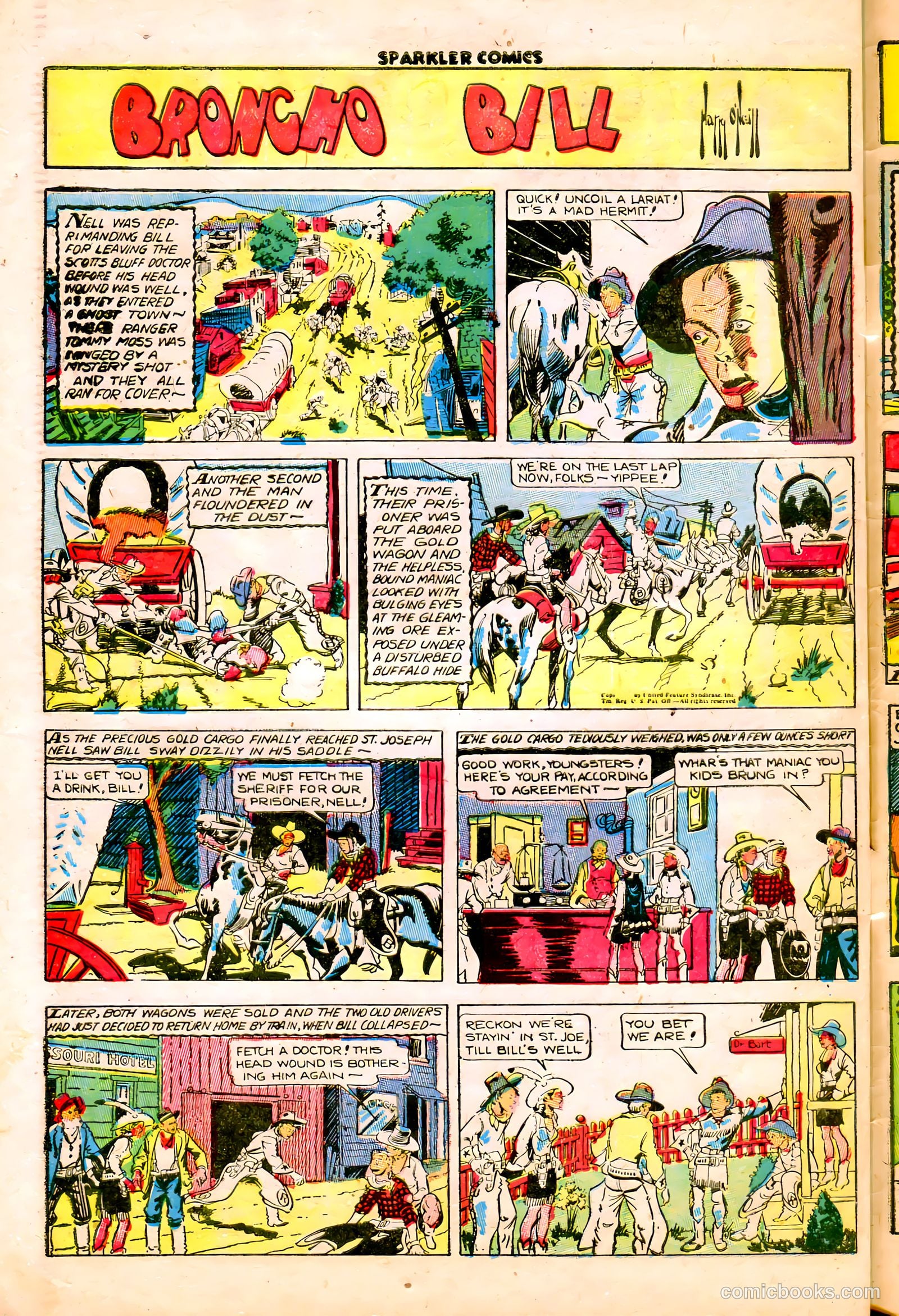 Sparkler Comics #56 (1948) — page 35 of 41