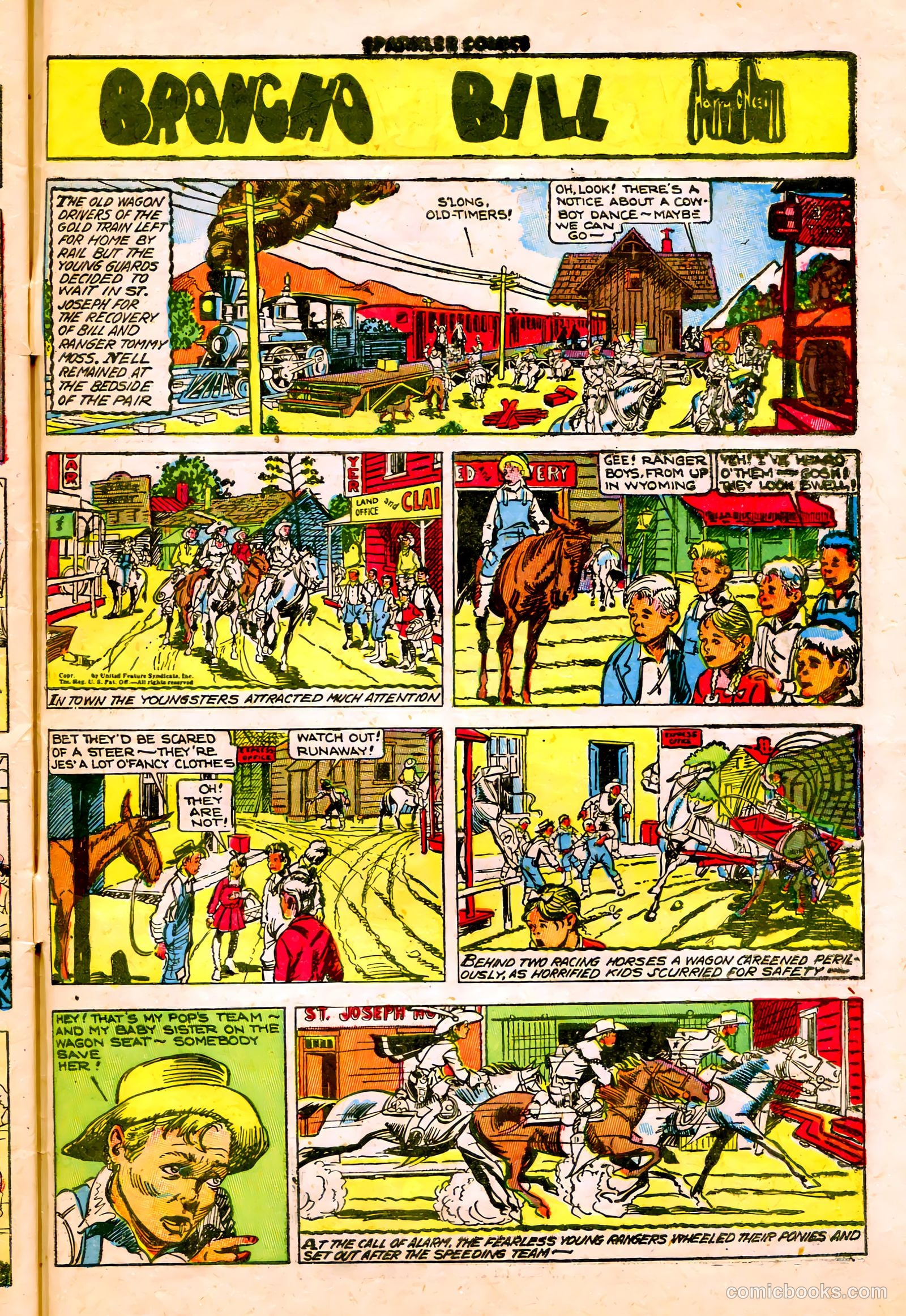 Sparkler Comics #56 (1948) — page 36 of 41