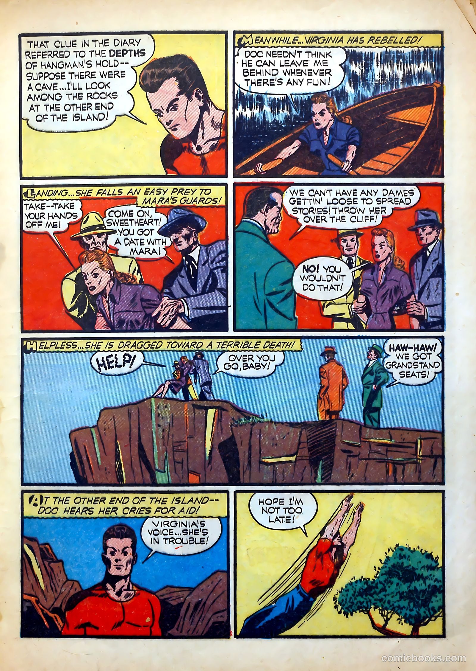 Thrilling Comics #13 (1940) — page 8 of 69