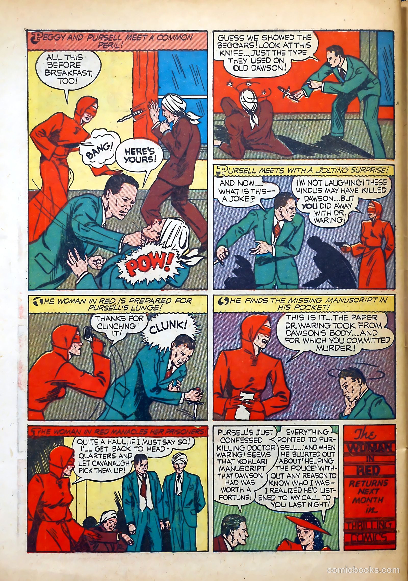 Thrilling Comics #13 (1940) — page 59 of 69