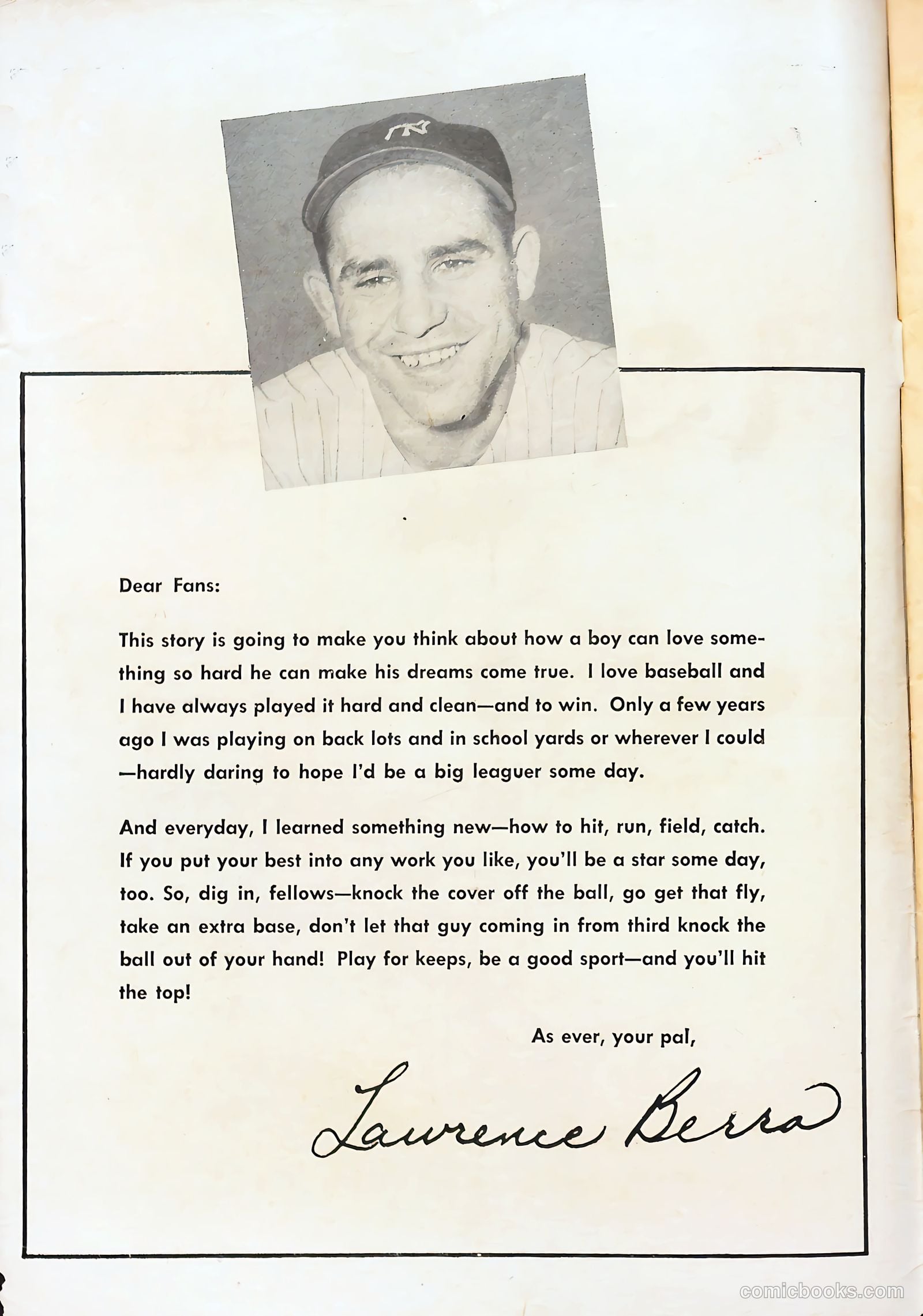 Yogi Berra #1 (1951) — page 2 of 36