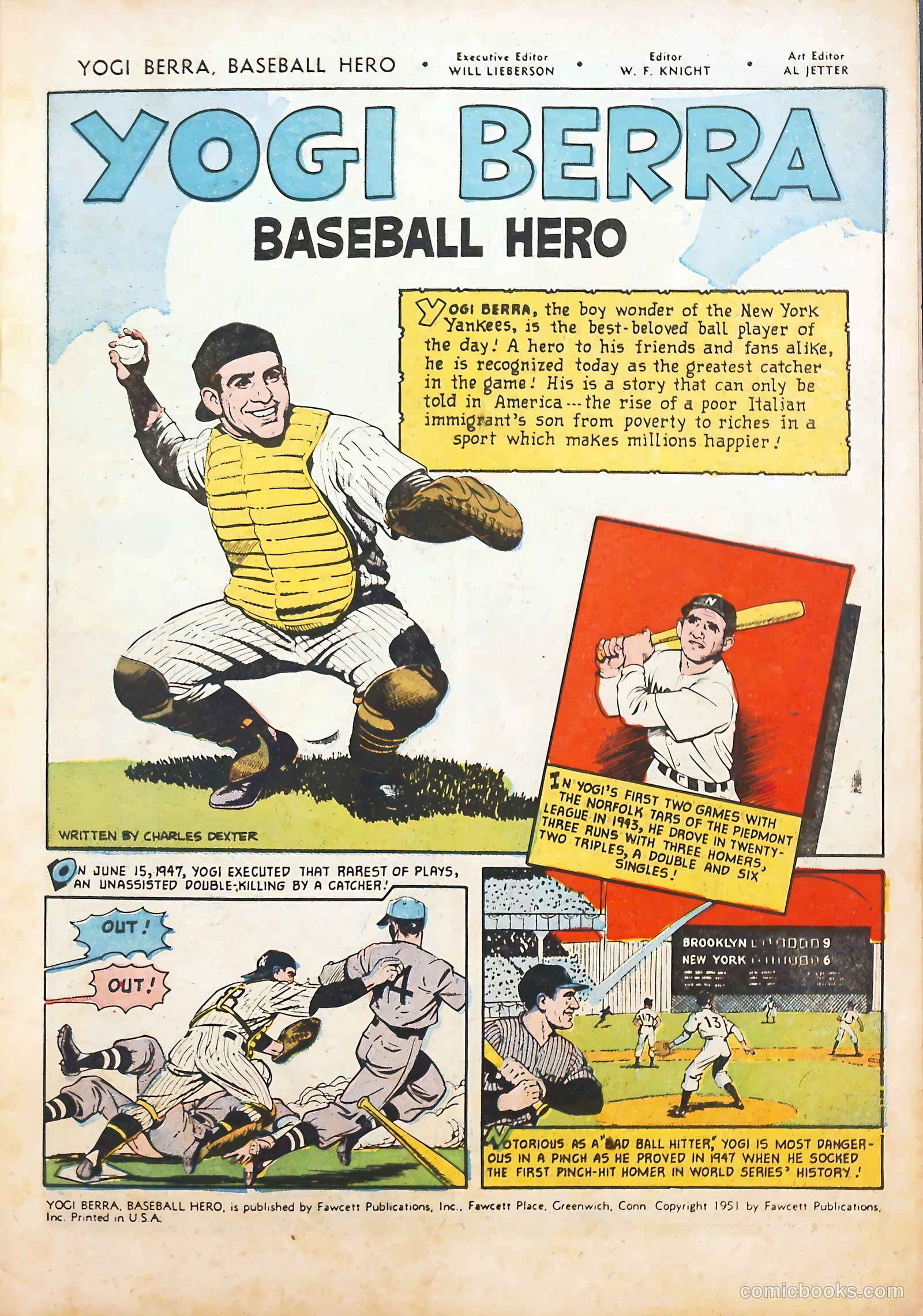 Yogi Berra #1 (1951) — page 3 of 36