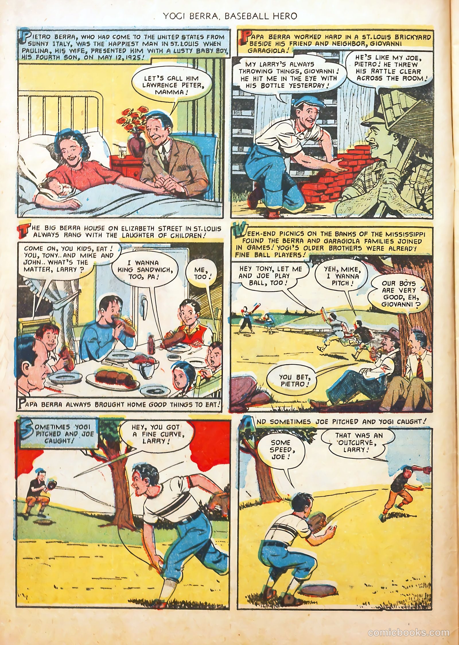 Yogi Berra #1 (1951) — page 4 of 36