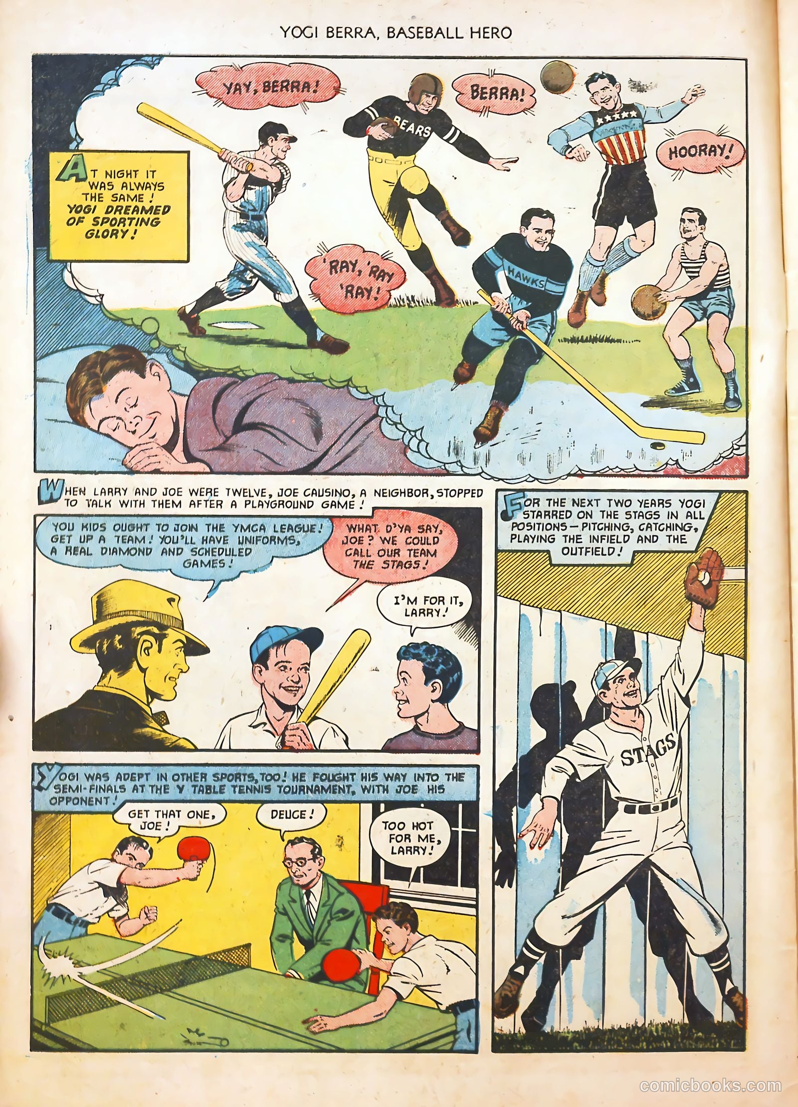 Yogi Berra #1 (1951) — page 6 of 36