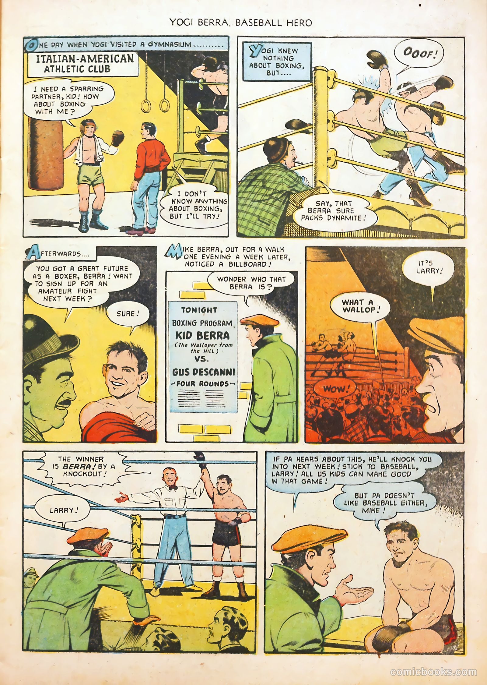 Yogi Berra #1 (1951) — page 7 of 36