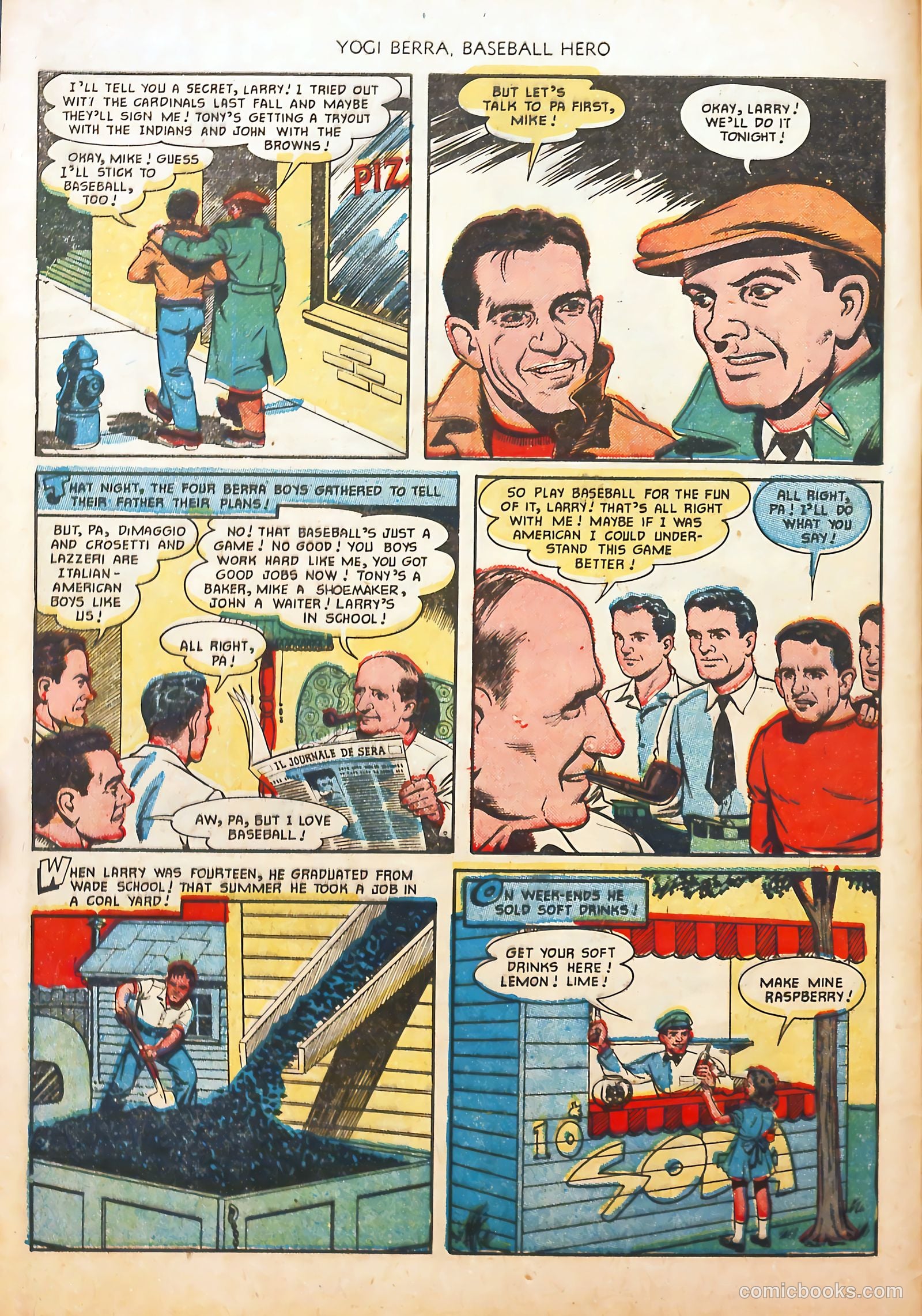Yogi Berra #1 (1951) — page 8 of 36