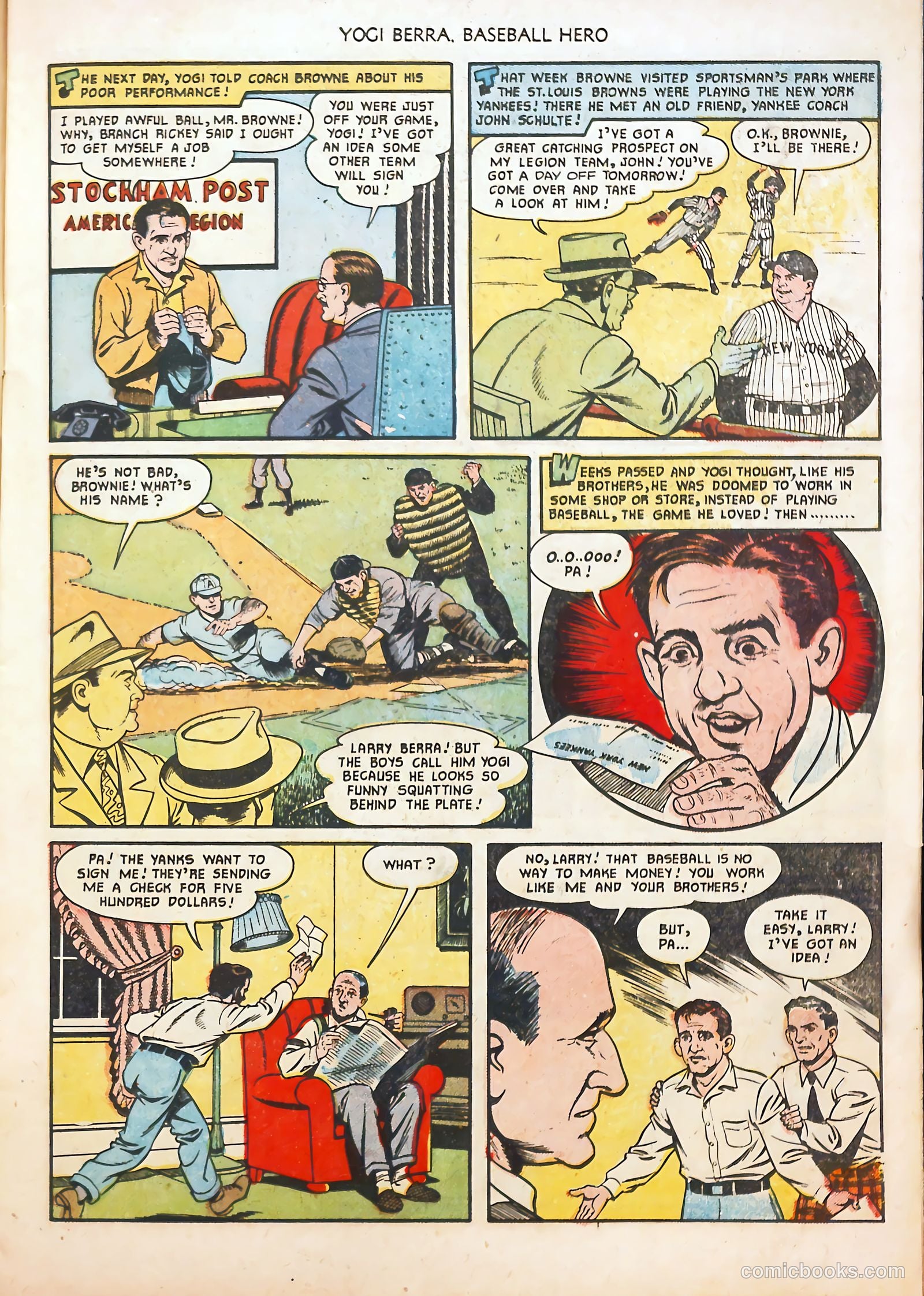 Yogi Berra #1 (1951) — page 11 of 36