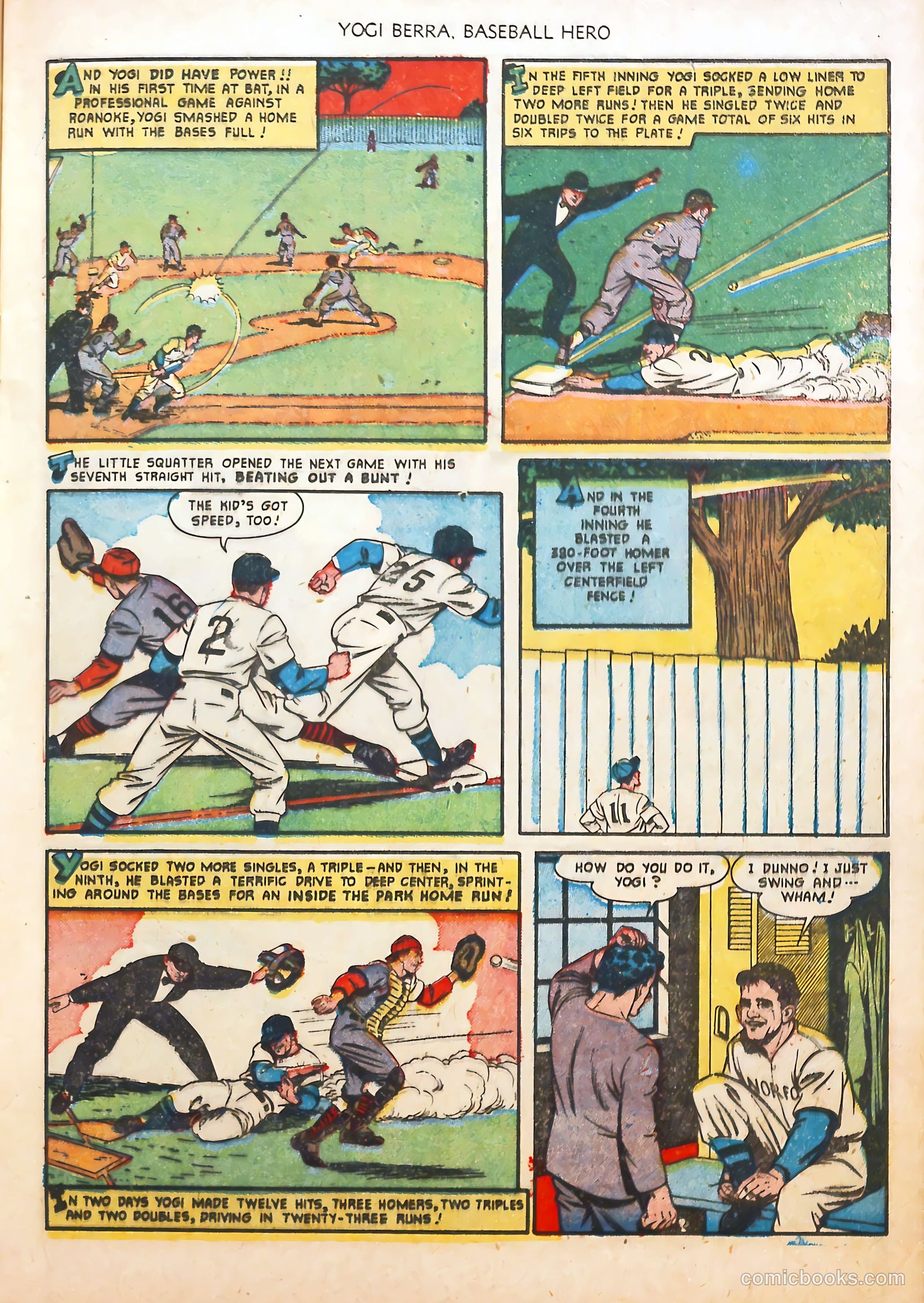 Yogi Berra #1 (1951) — page 13 of 36