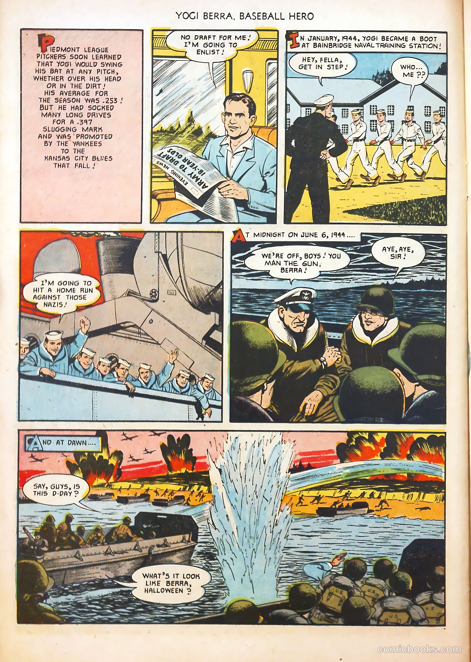 Yogi Berra #1 (1951) — page 14 of 36