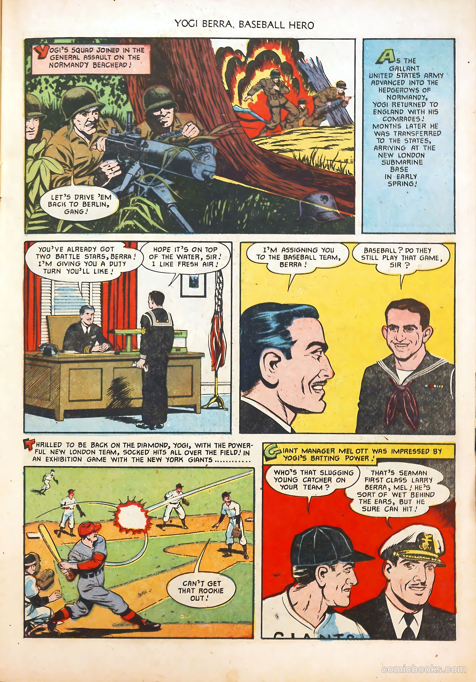 Yogi Berra #1 (1951) — page 15 of 36