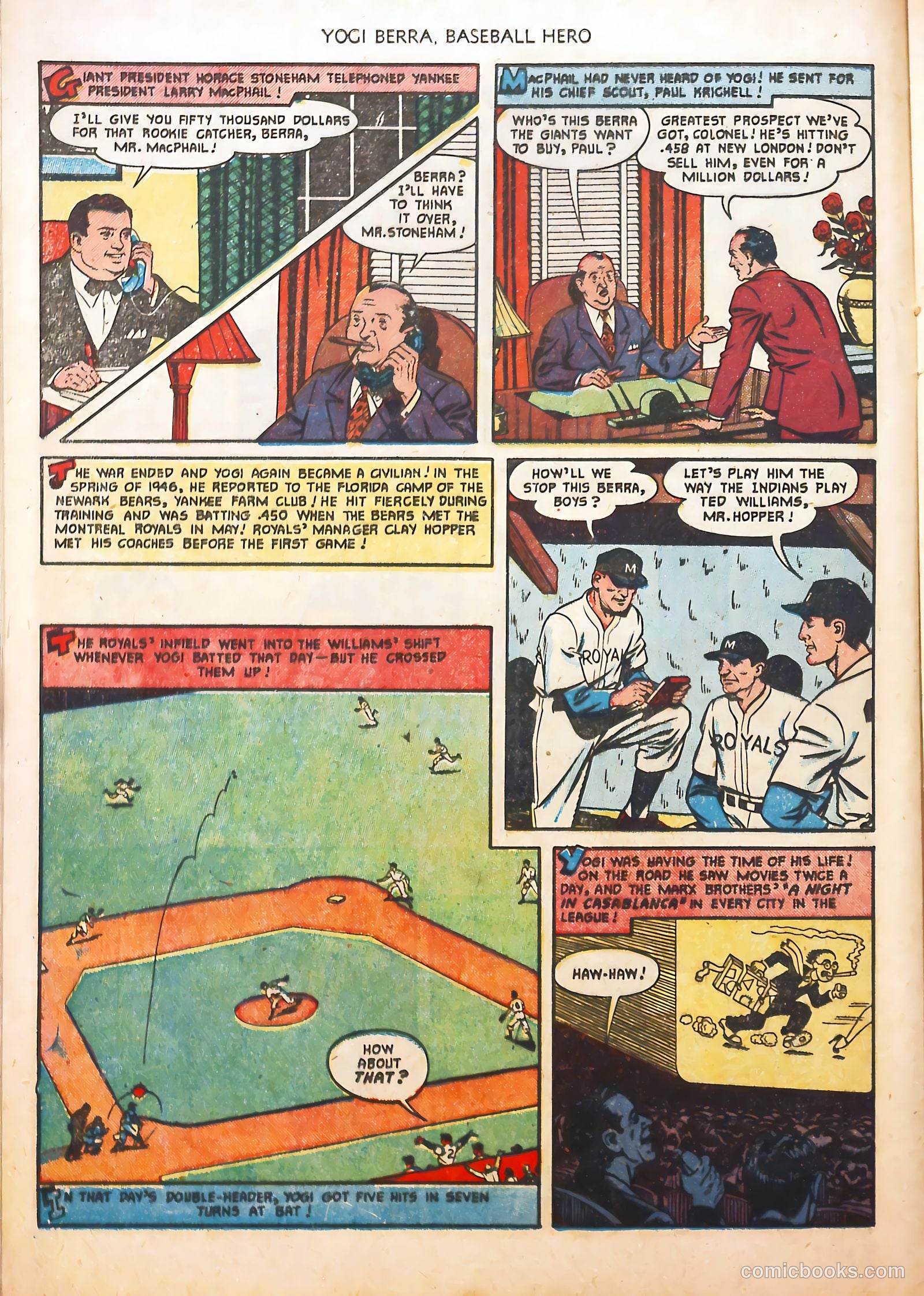 Yogi Berra #1 (1951) — page 16 of 36