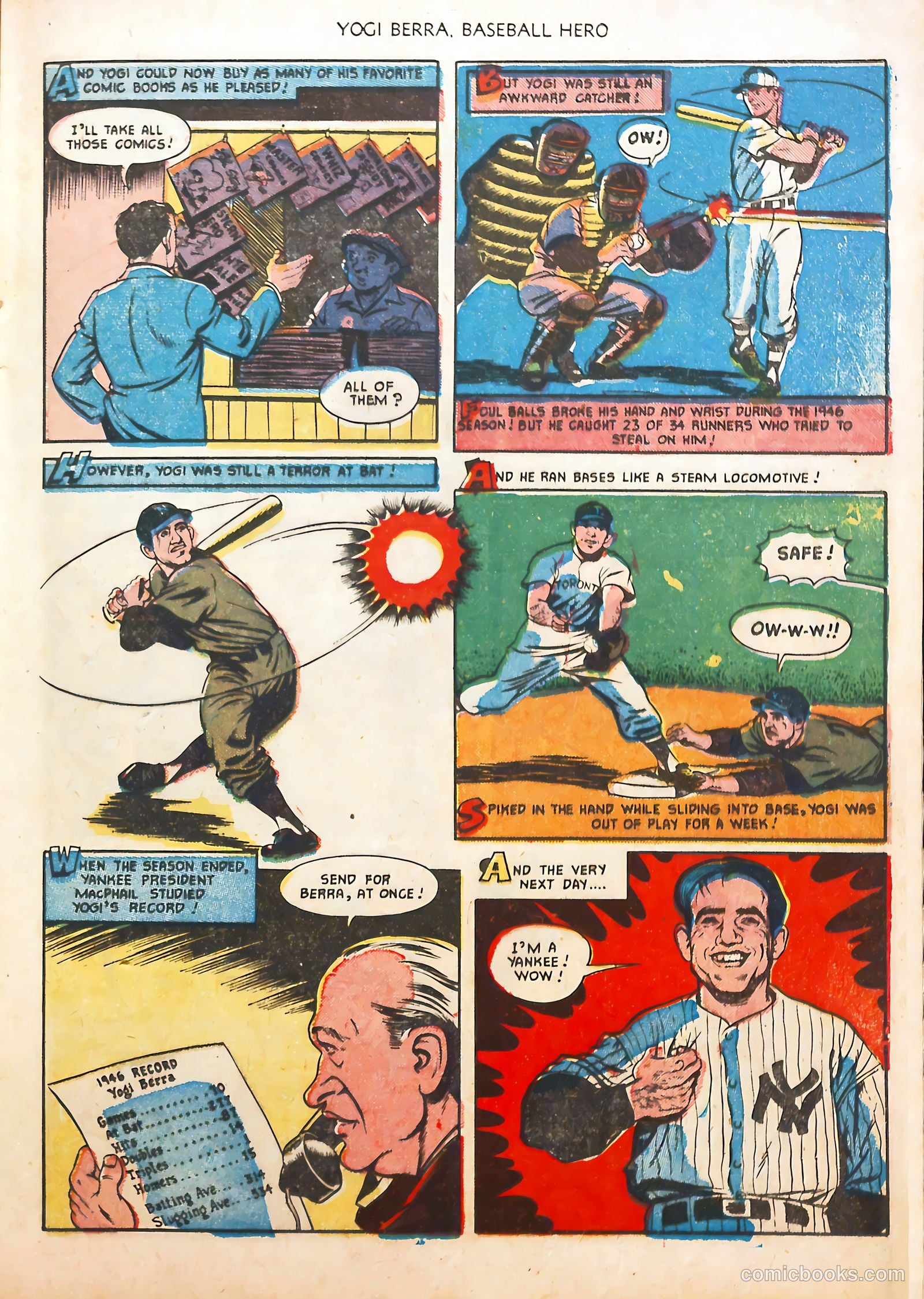 Yogi Berra #1 (1951) — page 17 of 36