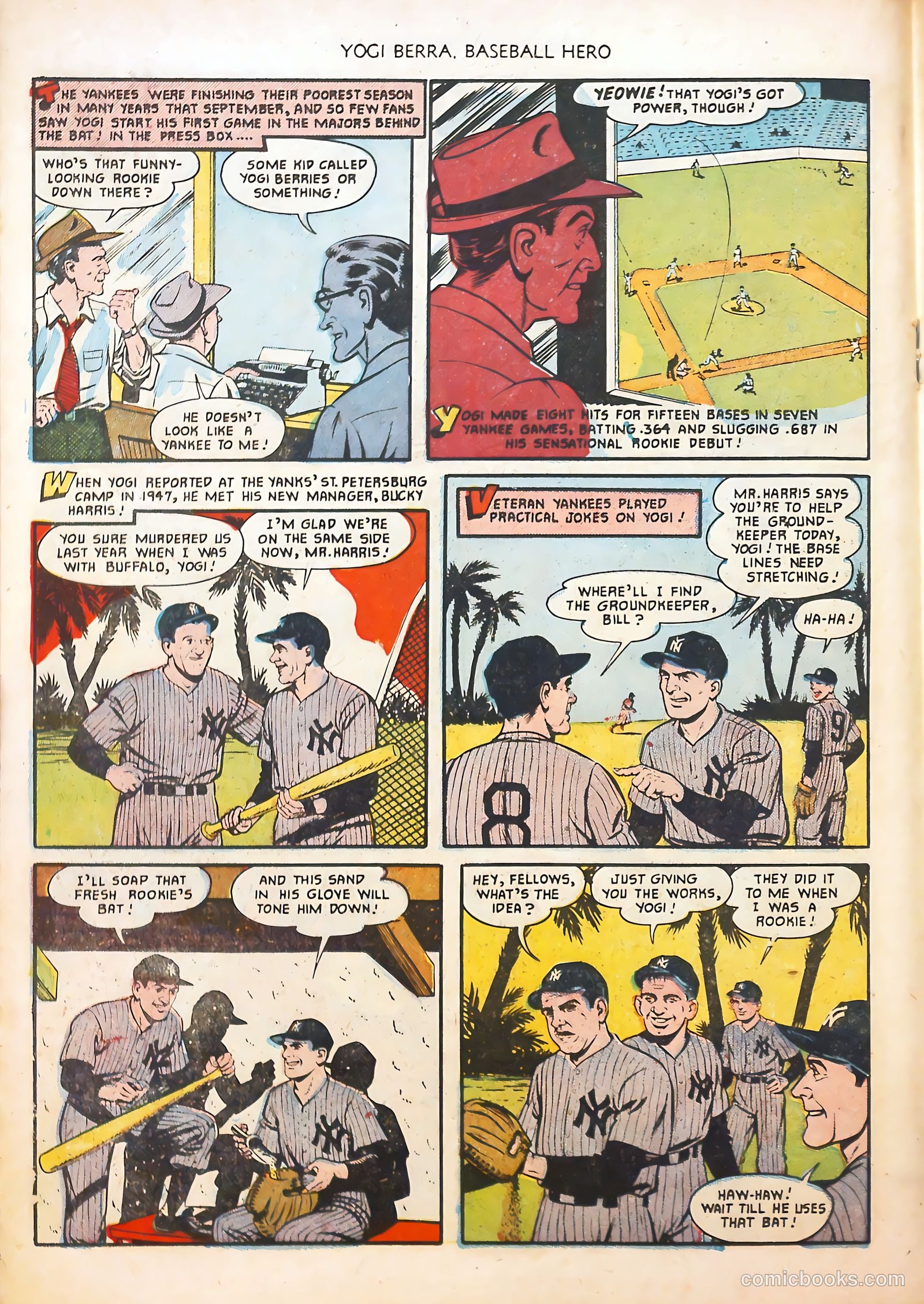 Yogi Berra #1 (1951) — page 18 of 36