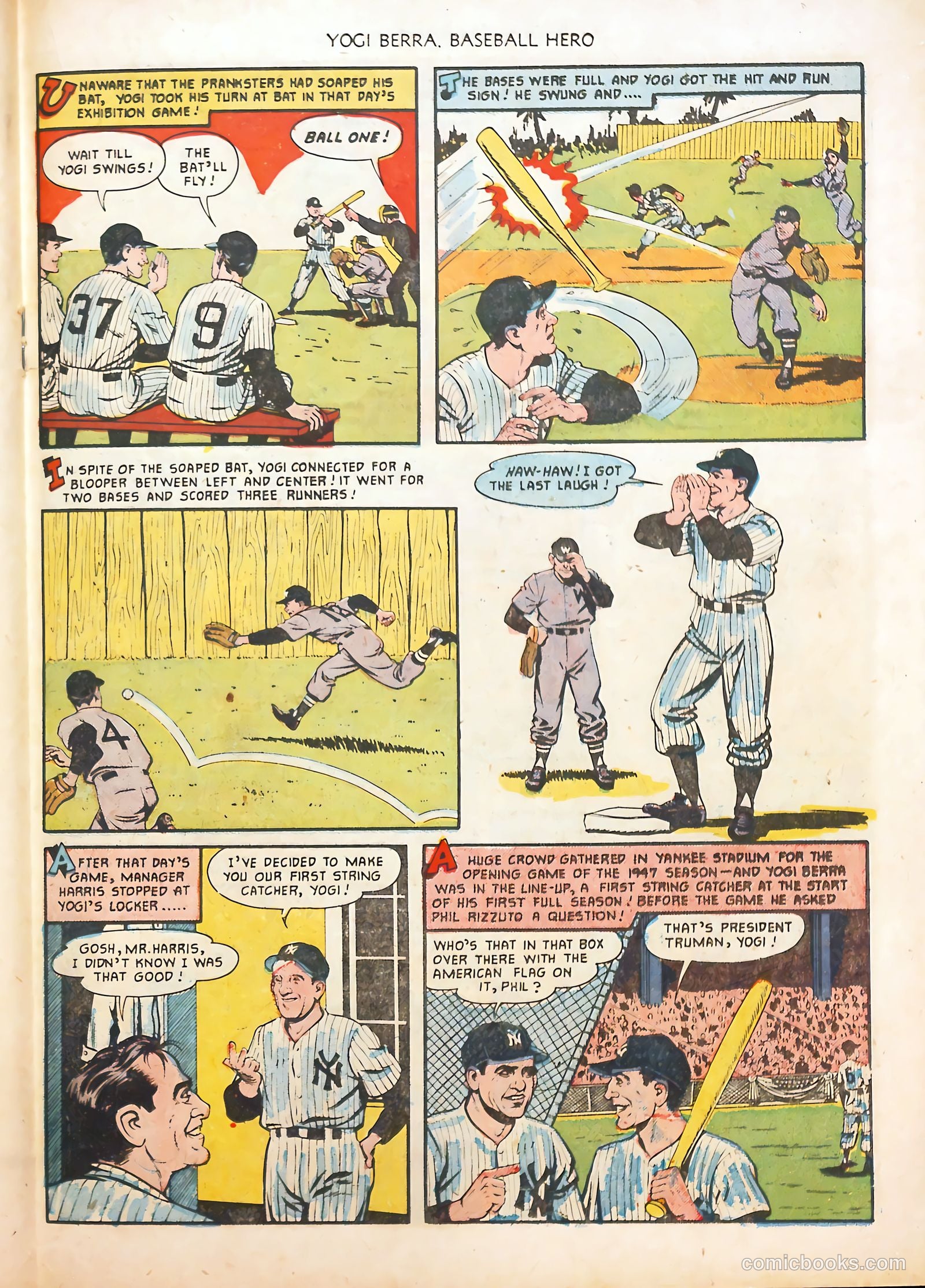 Yogi Berra #1 (1951) — page 19 of 36