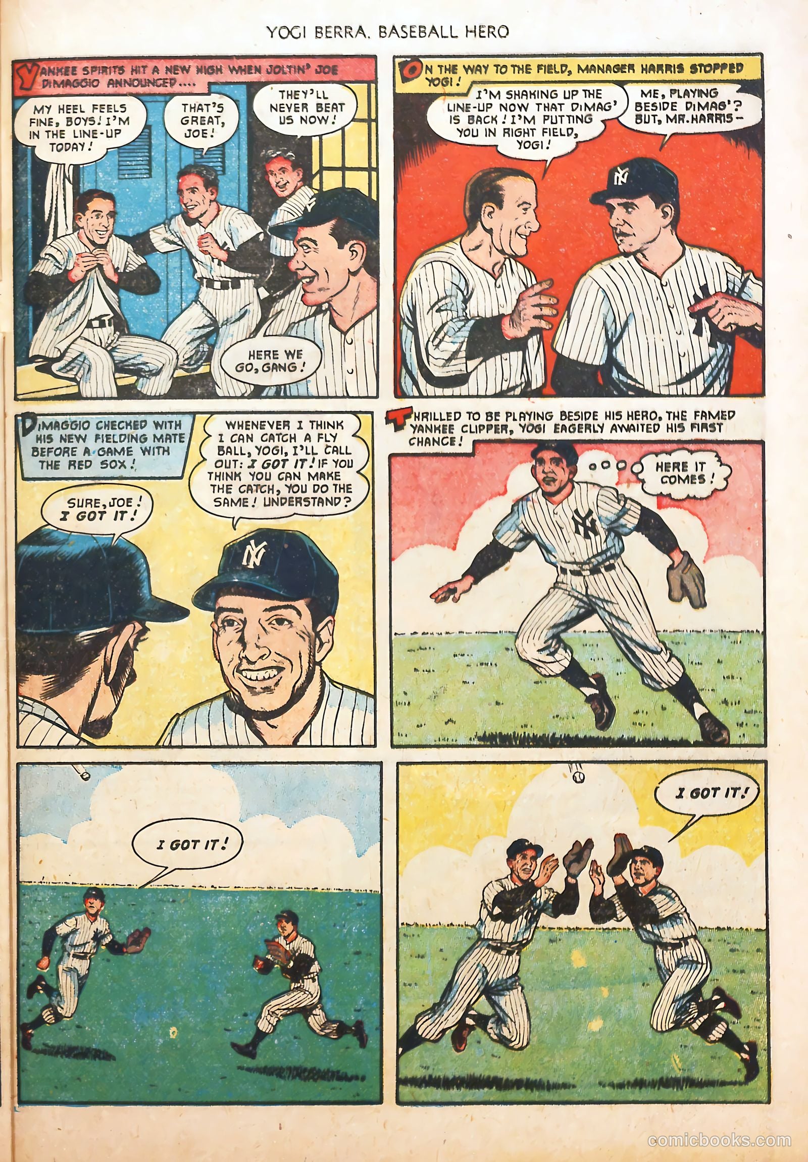 Yogi Berra #1 (1951) — page 21 of 36