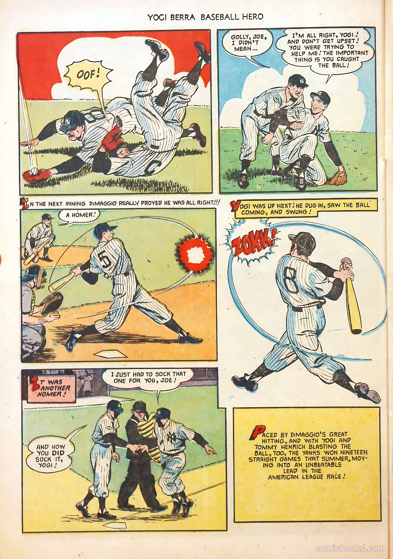 Yogi Berra #1 (1951) — page 22 of 36