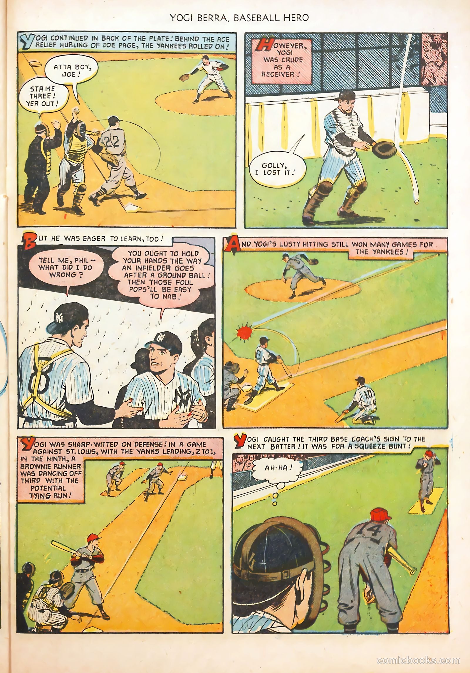 Yogi Berra #1 (1951) — page 23 of 36
