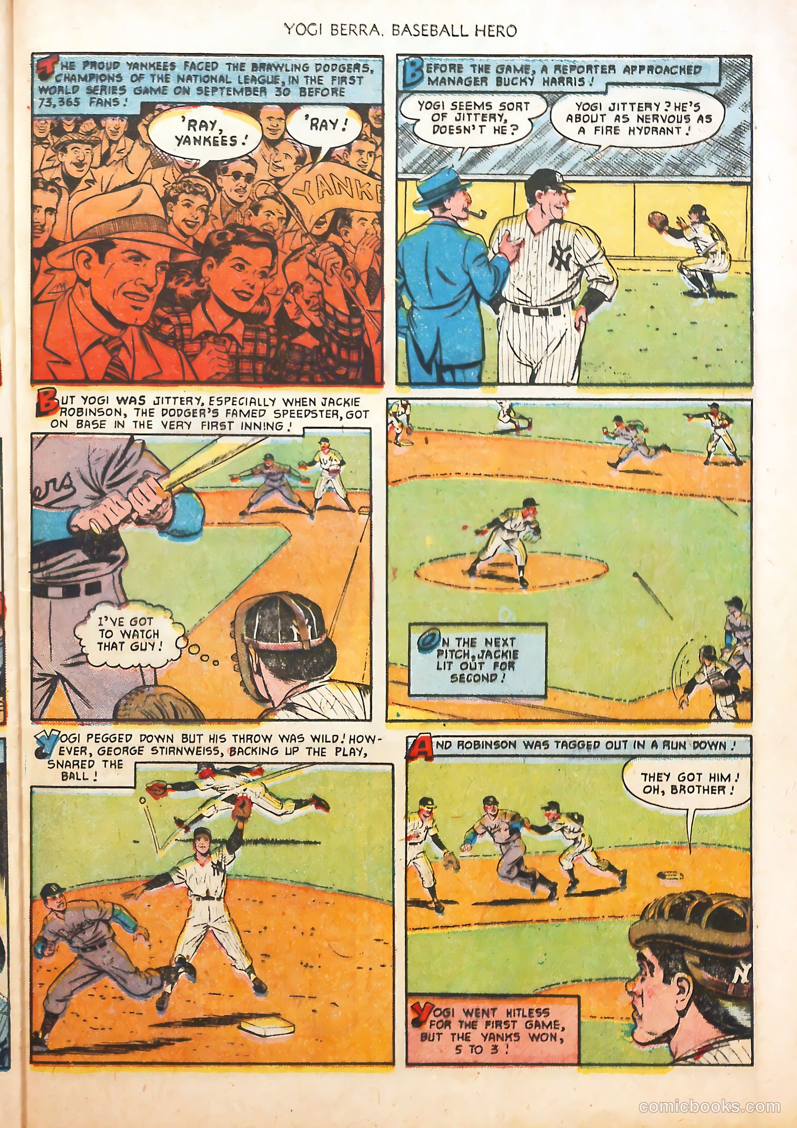 Yogi Berra #1 (1951) — page 25 of 36