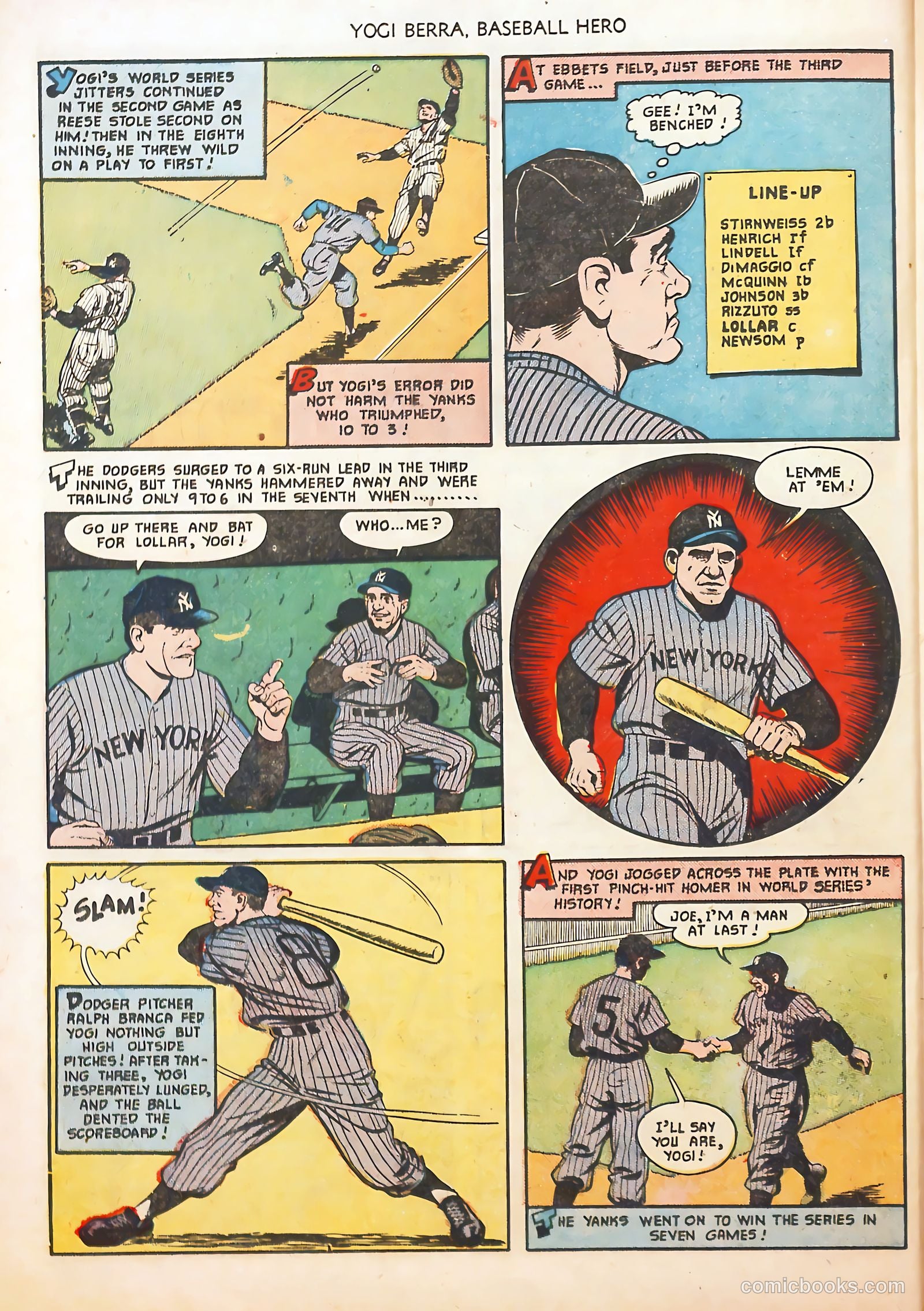 Yogi Berra #1 (1951) — page 26 of 36