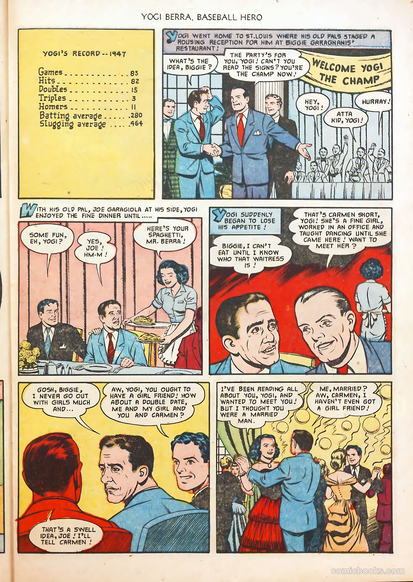 Yogi Berra #1 (1951) — page 27 of 36
