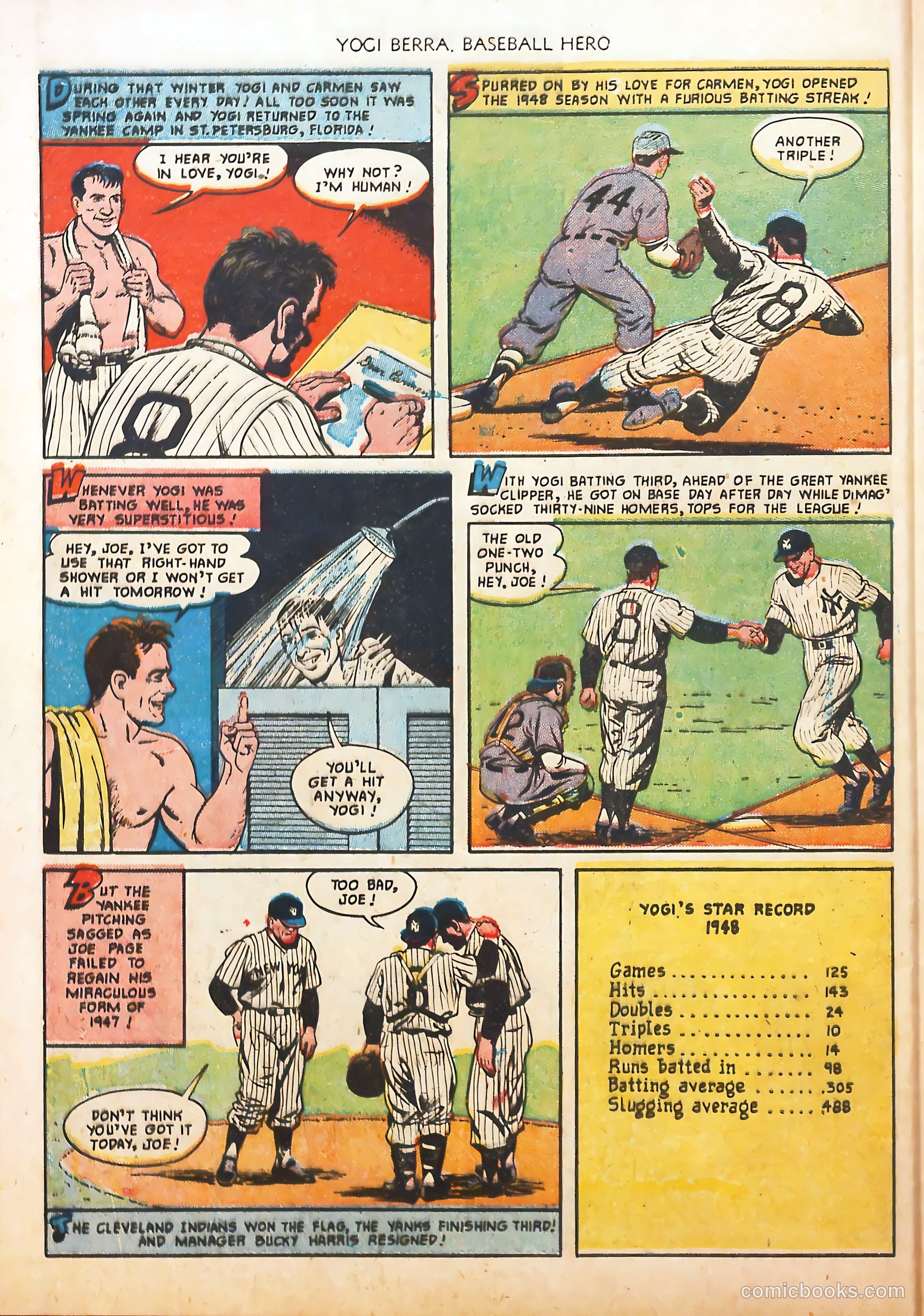 Yogi Berra #1 (1951) — page 28 of 36