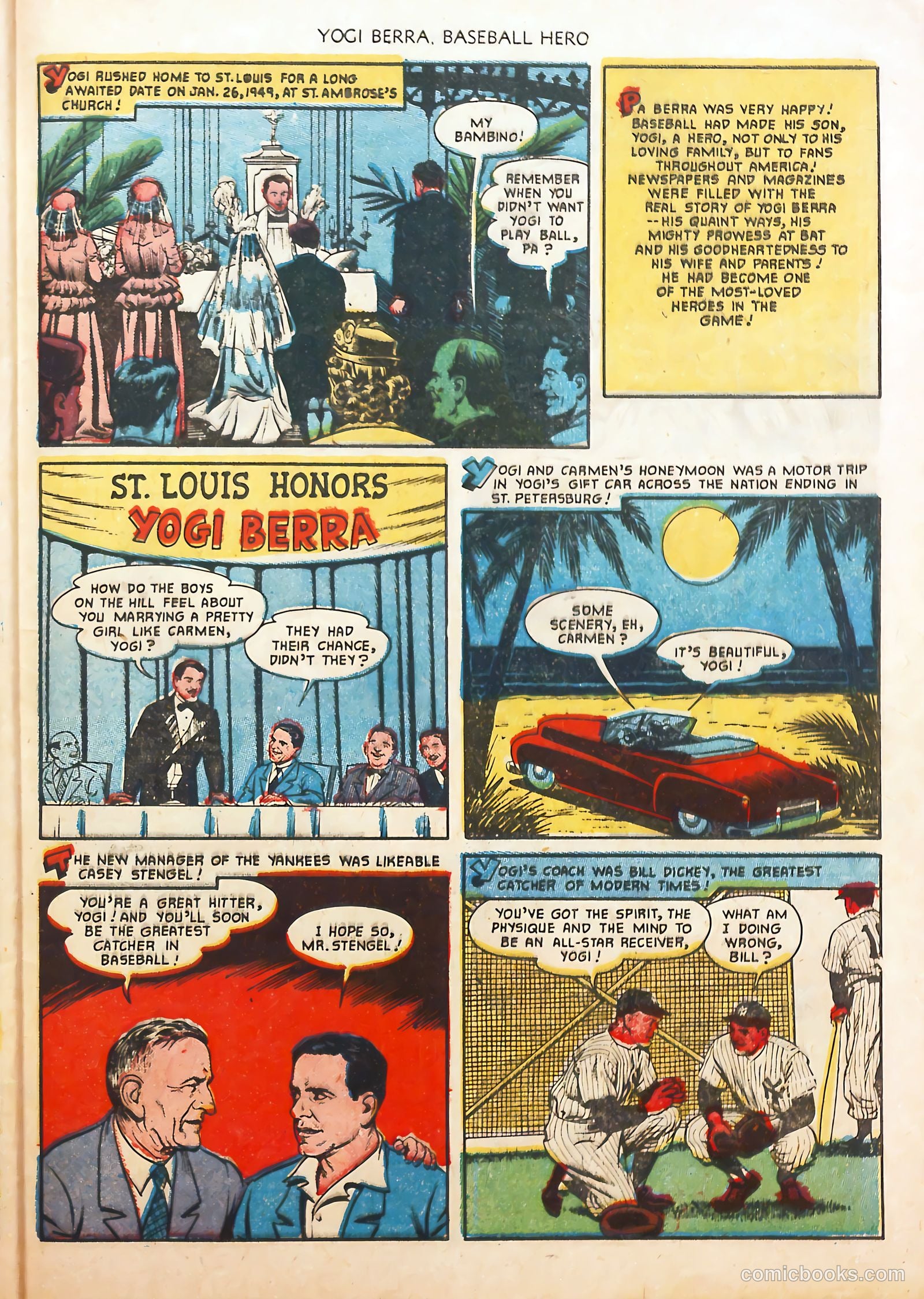 Yogi Berra #1 (1951) — page 29 of 36