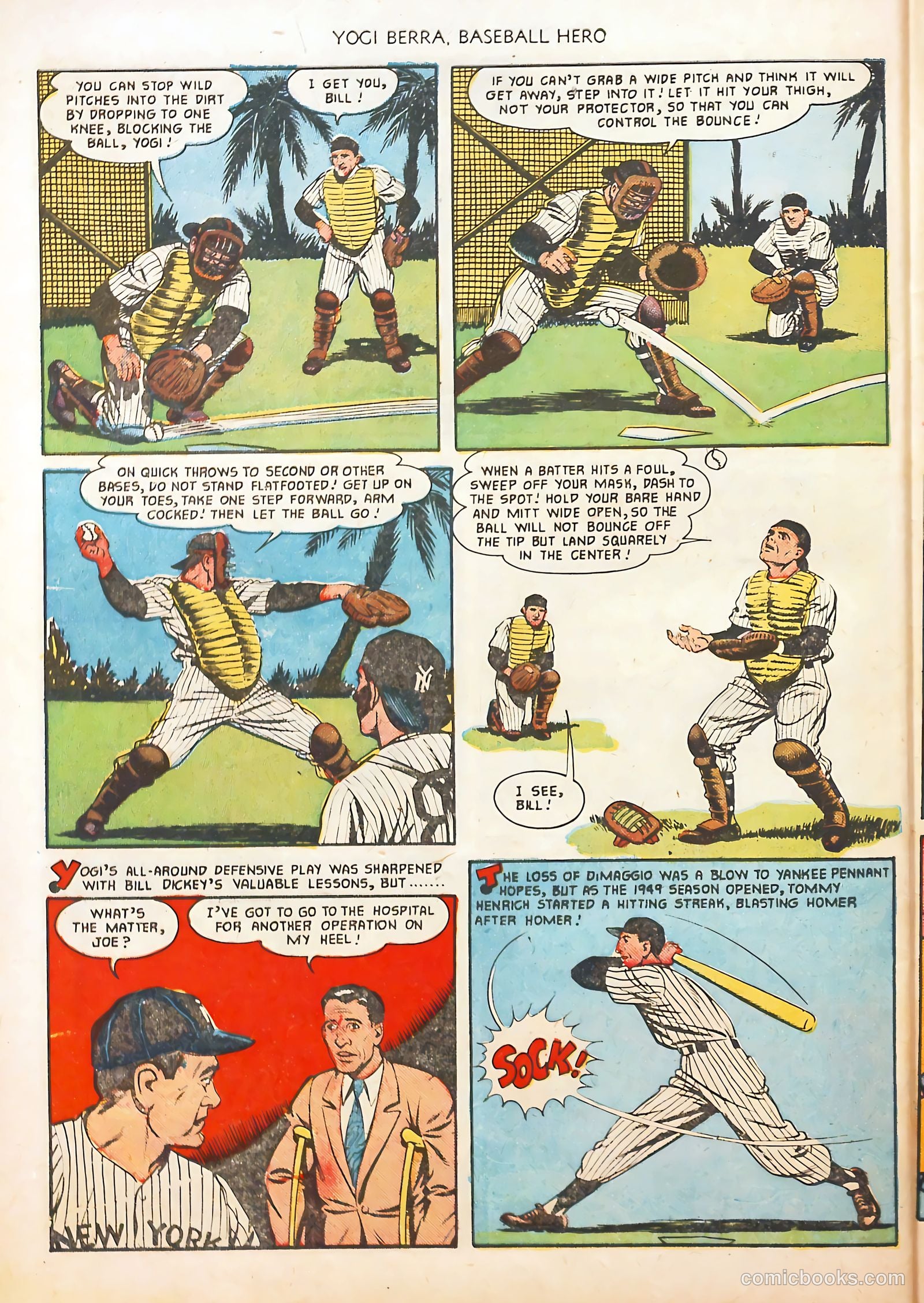 Yogi Berra #1 (1951) — page 30 of 36