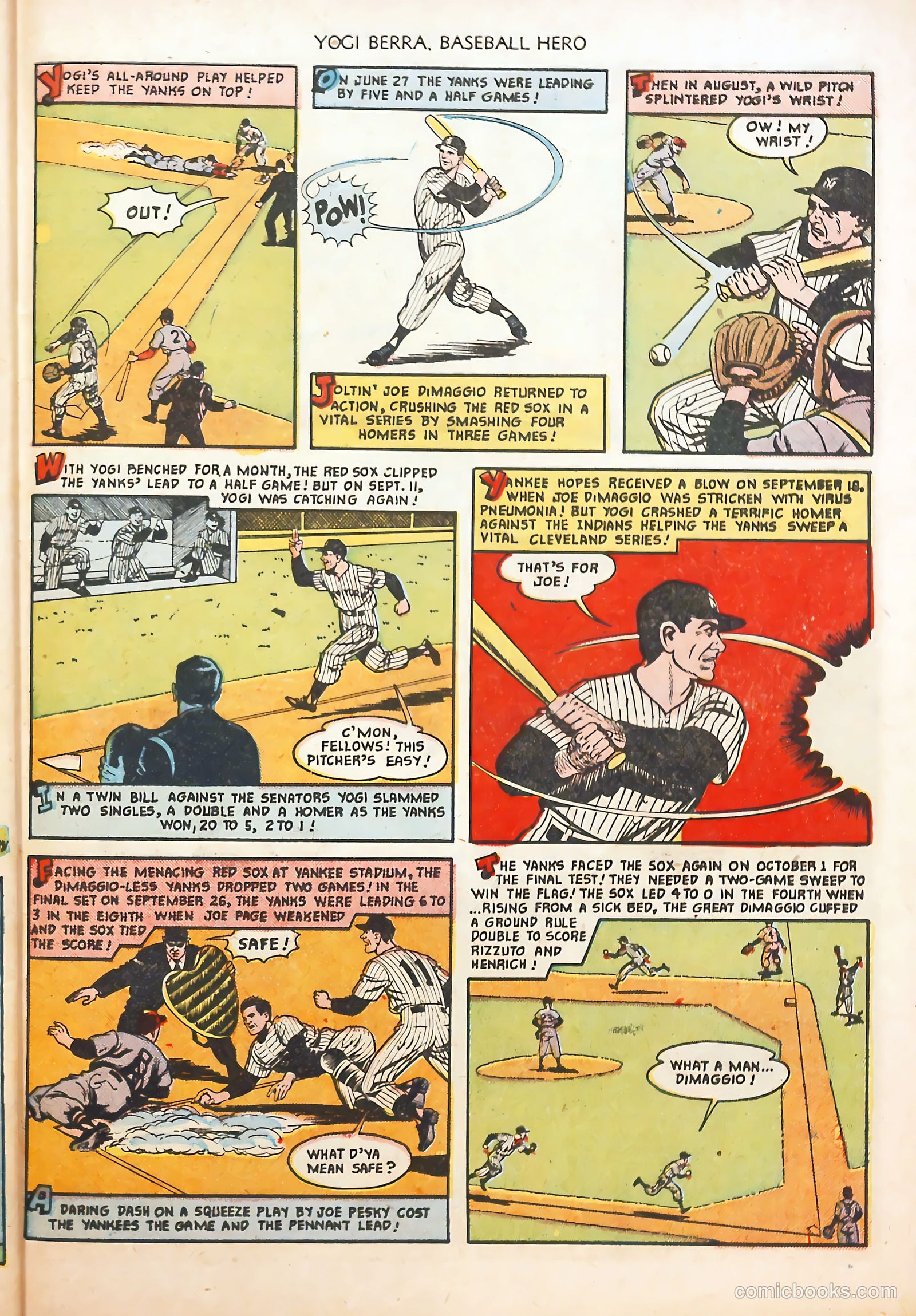 Yogi Berra #1 (1951) — page 31 of 36