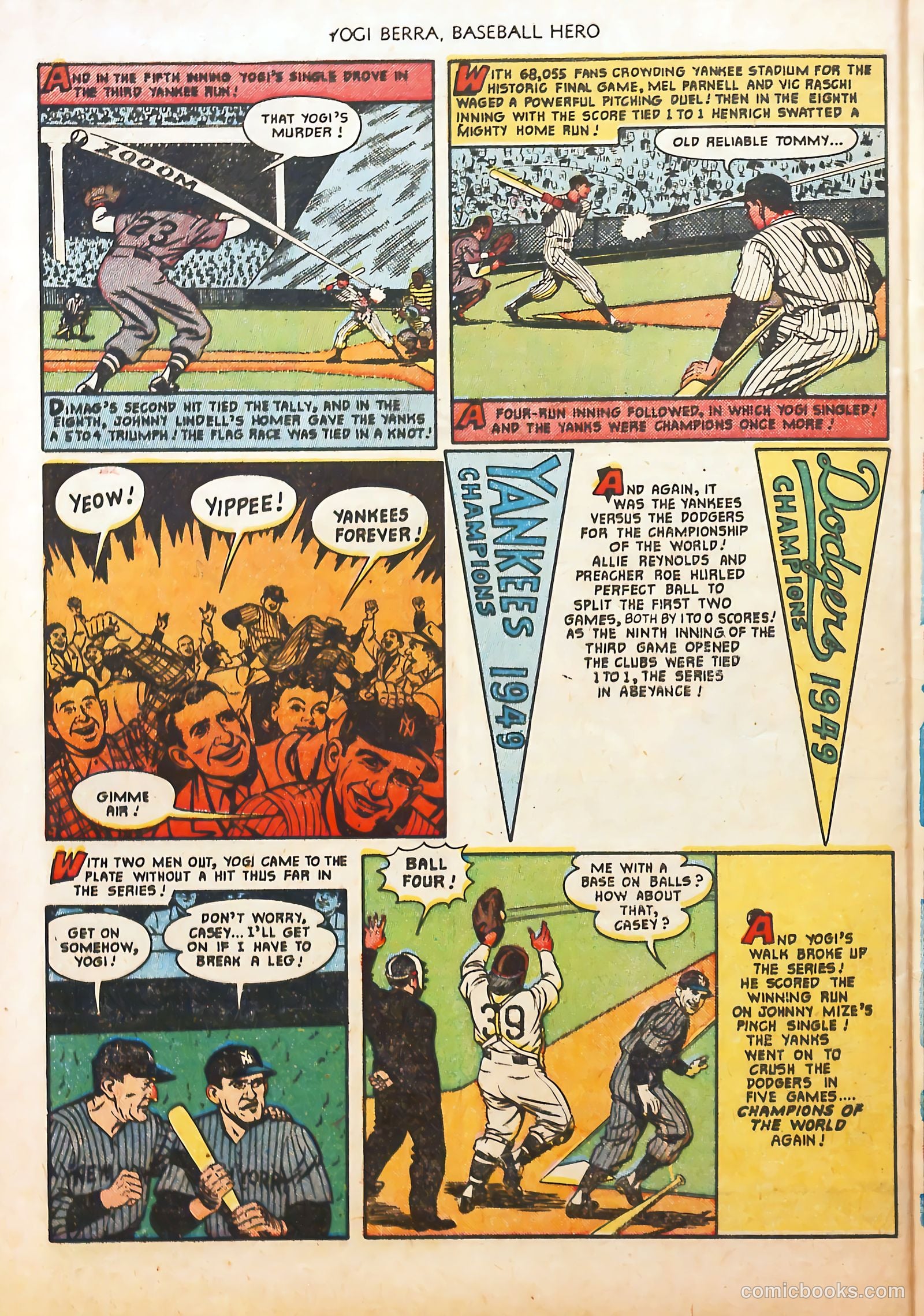 Yogi Berra #1 (1951) — page 32 of 36
