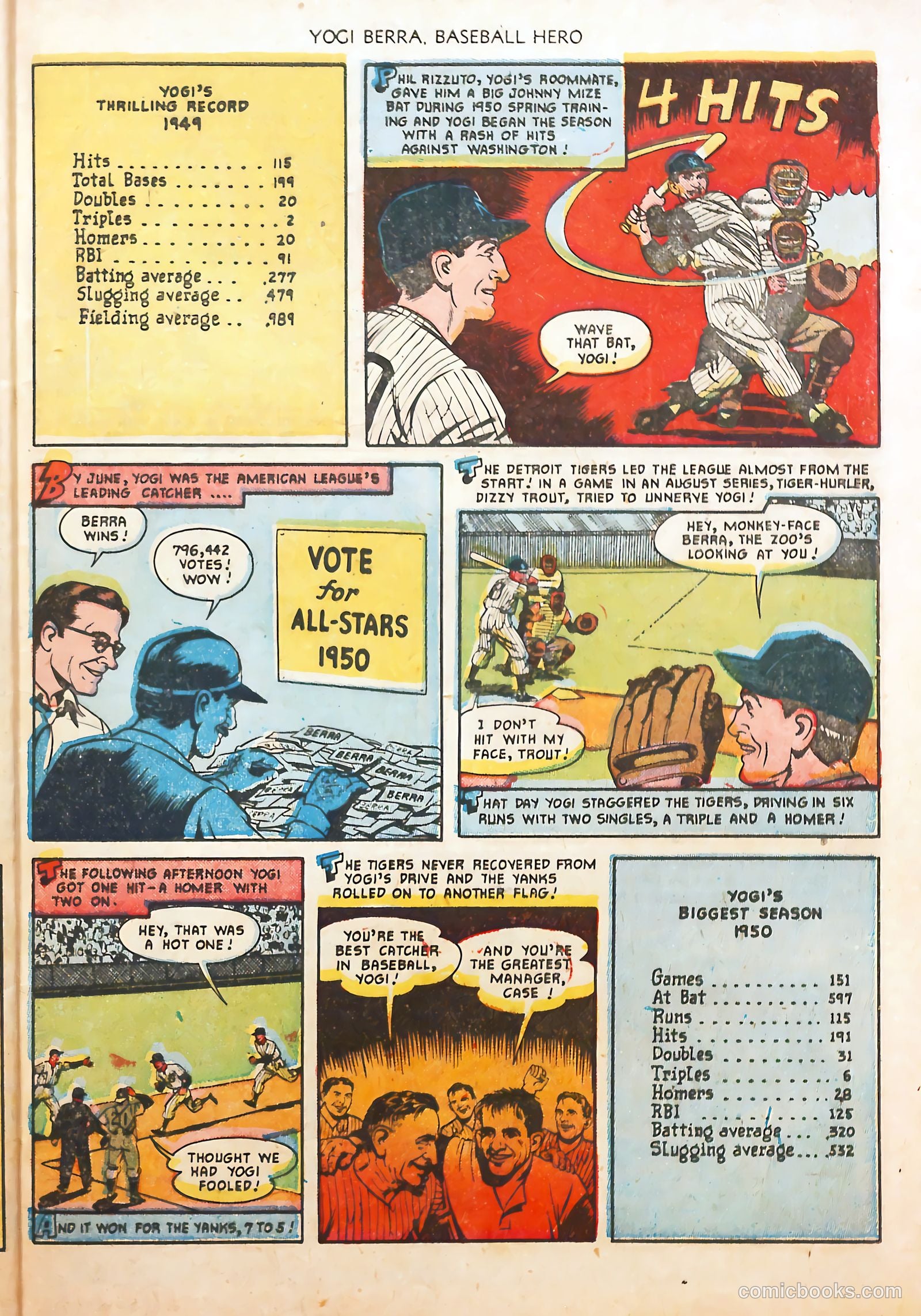 Yogi Berra #1 (1951) — page 33 of 36