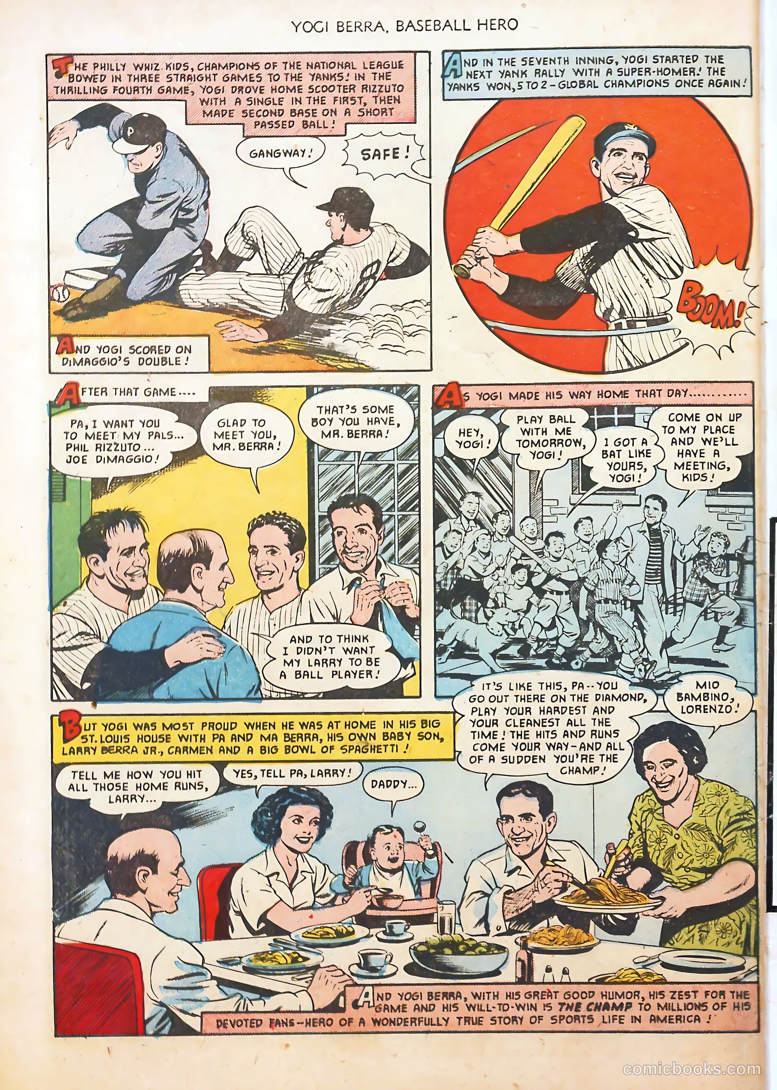 Yogi Berra #1 (1951) — page 34 of 36