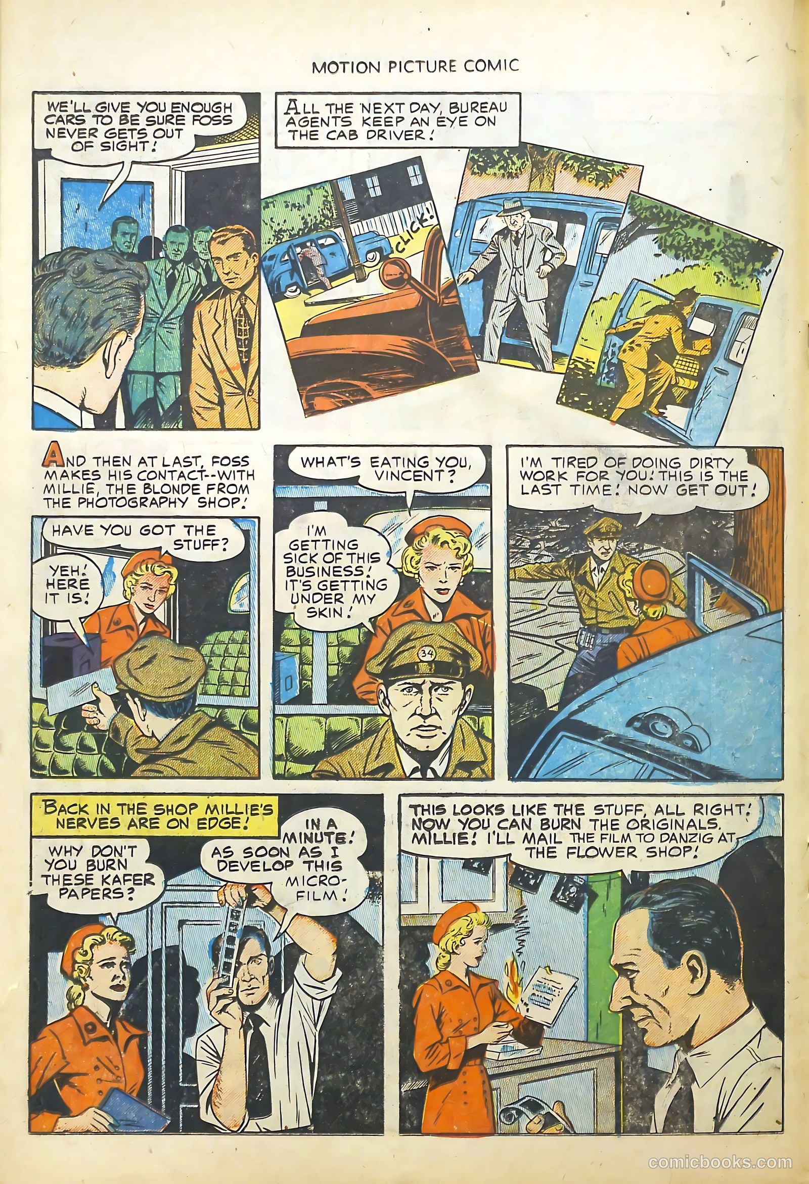 Motion Picture Comics 113 Walk East on Beacon #1 — page 18 of 36