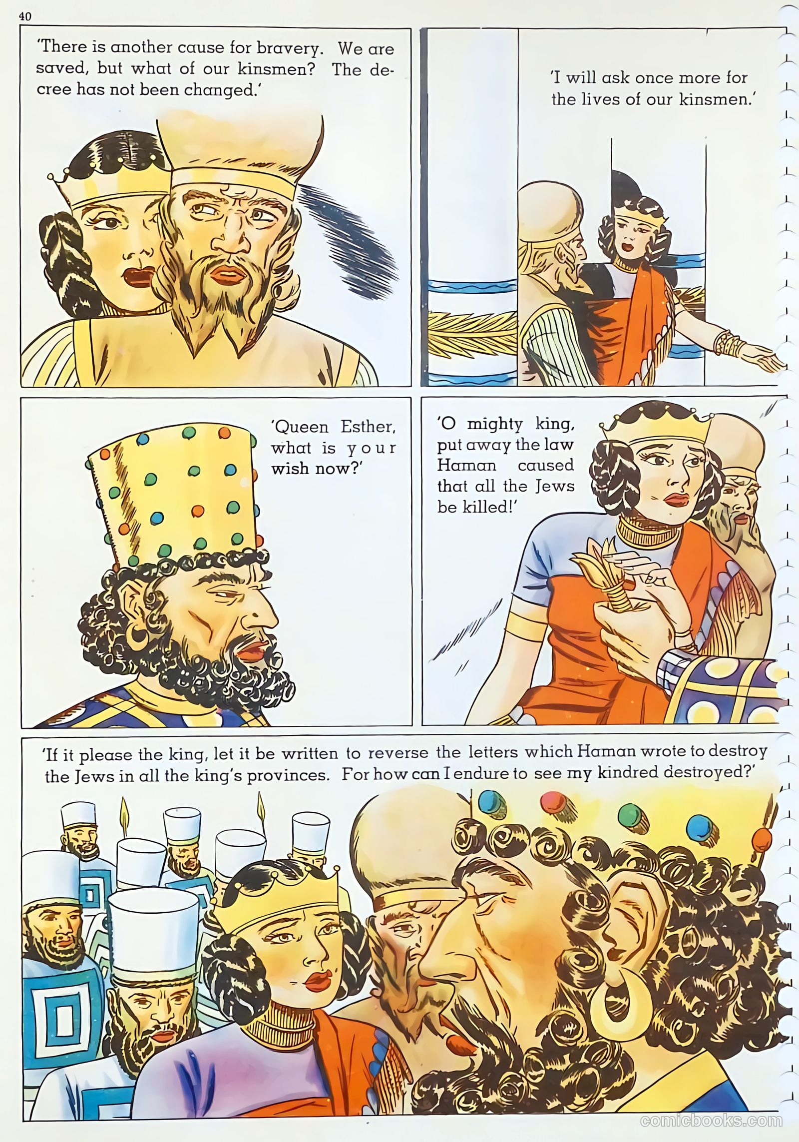 The Life of Esther Visualized #1 (1947) — page 40 of 48
