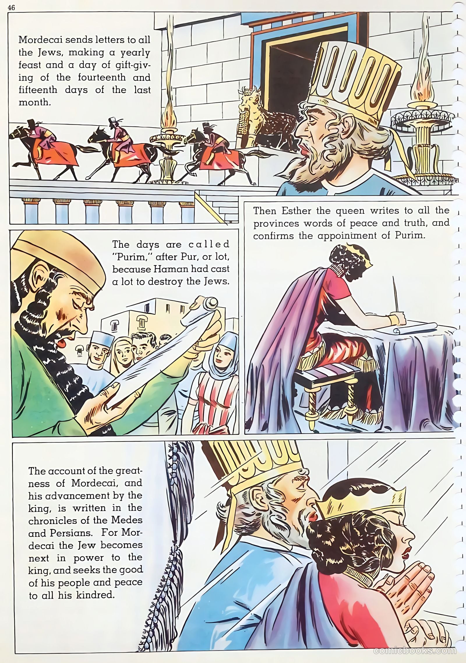 The Life of Esther Visualized #1 (1947) — page 46 of 48