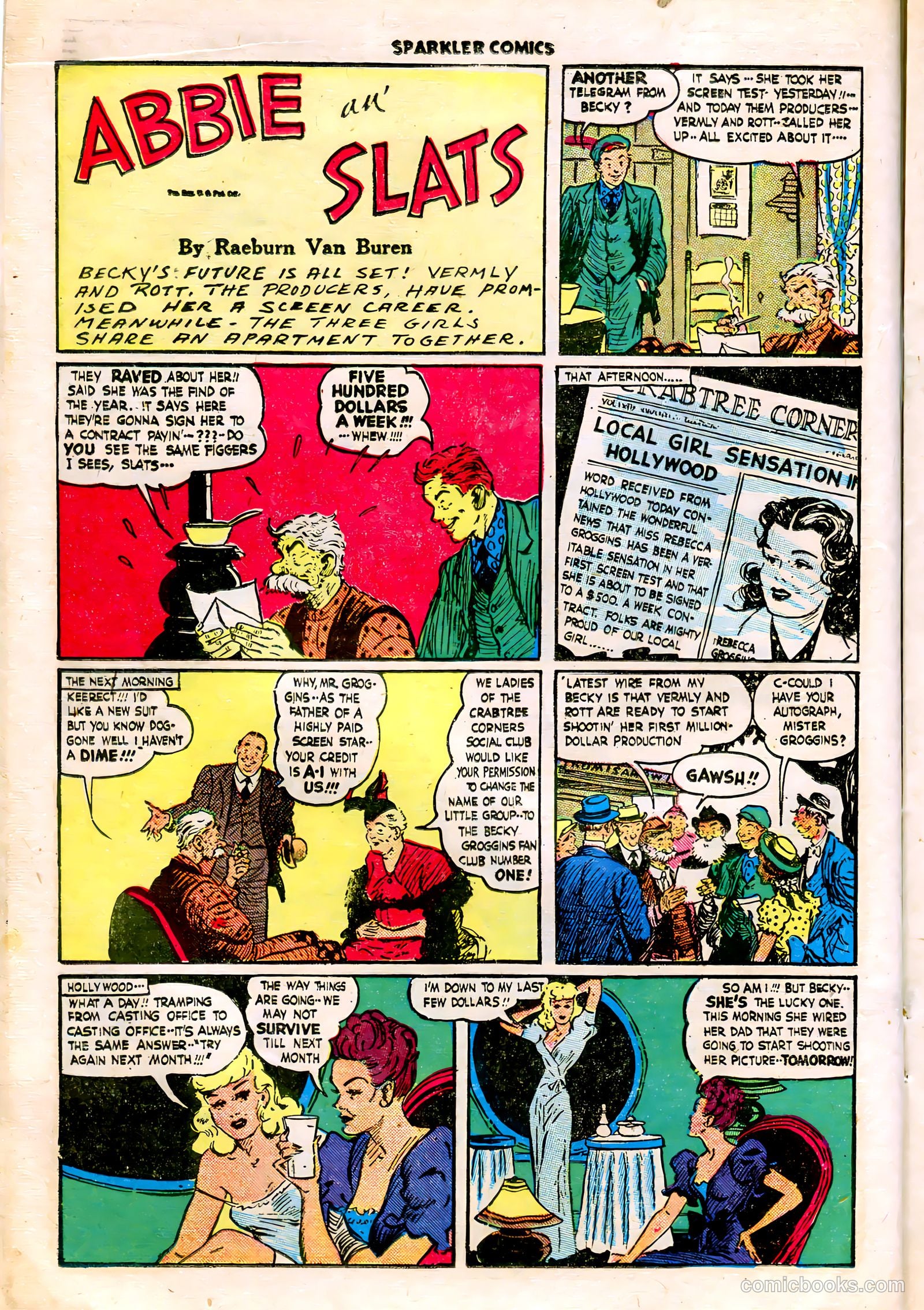 Sparkler Comics #41 (1948) — page 16 of 41