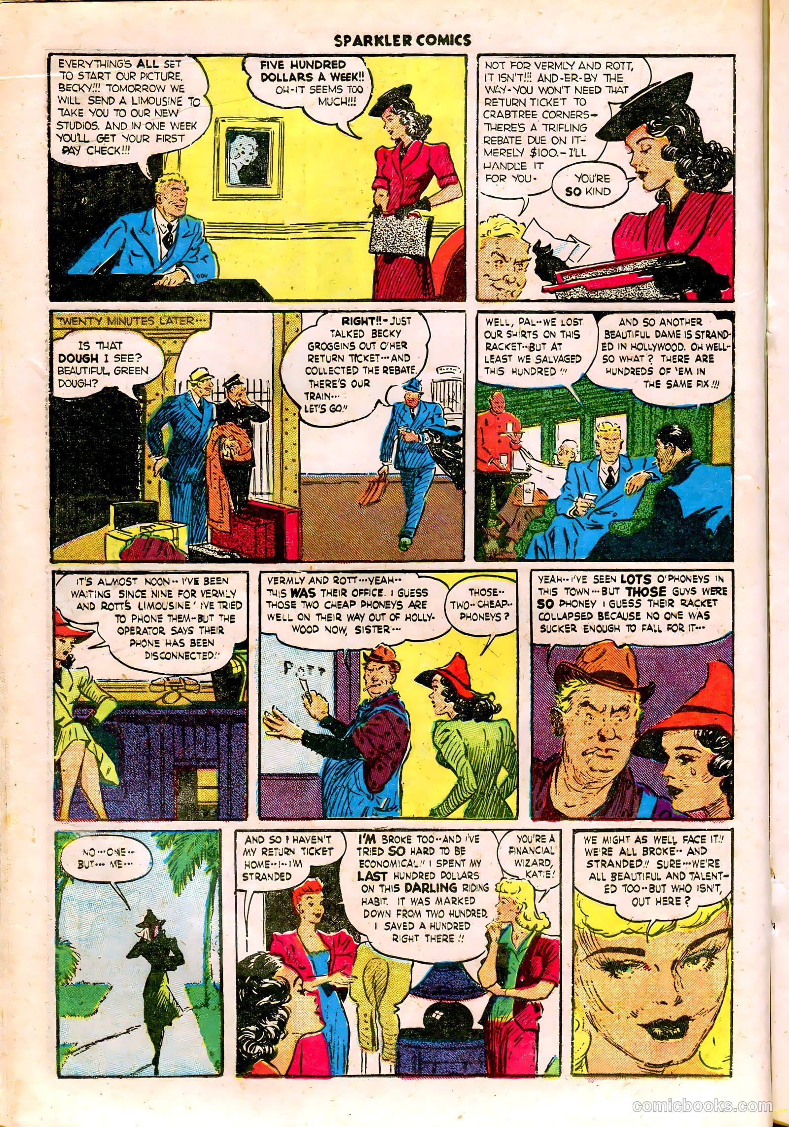 Sparkler Comics #41 (1948) — page 18 of 41