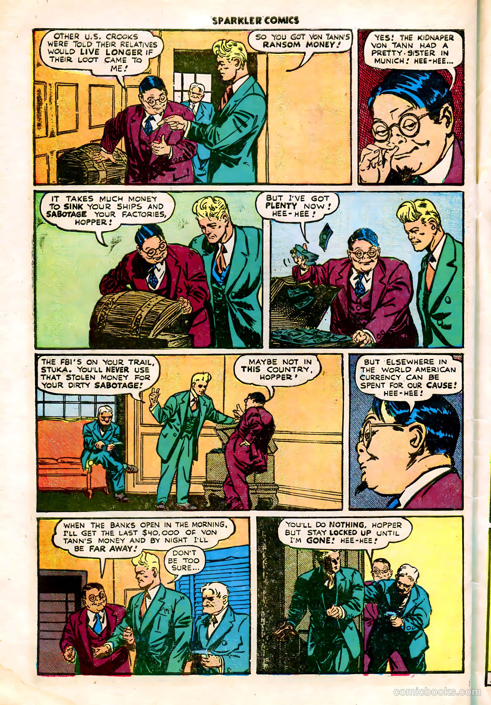 Sparkler Comics #41 (1948) — page 35 of 41