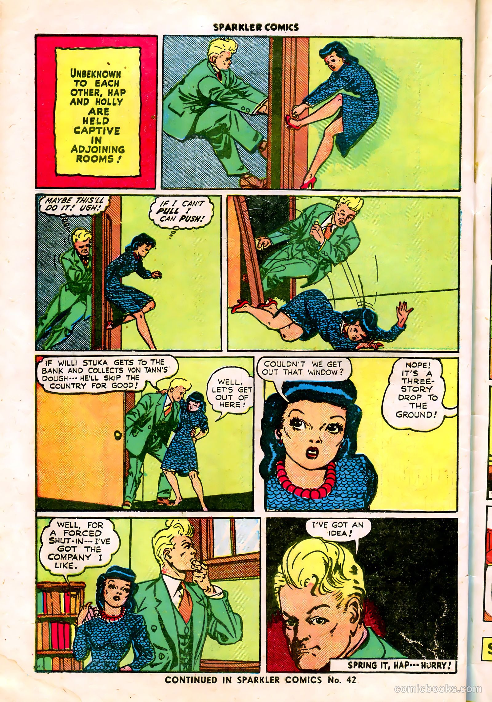 Sparkler Comics #41 (1948) — page 37 of 41