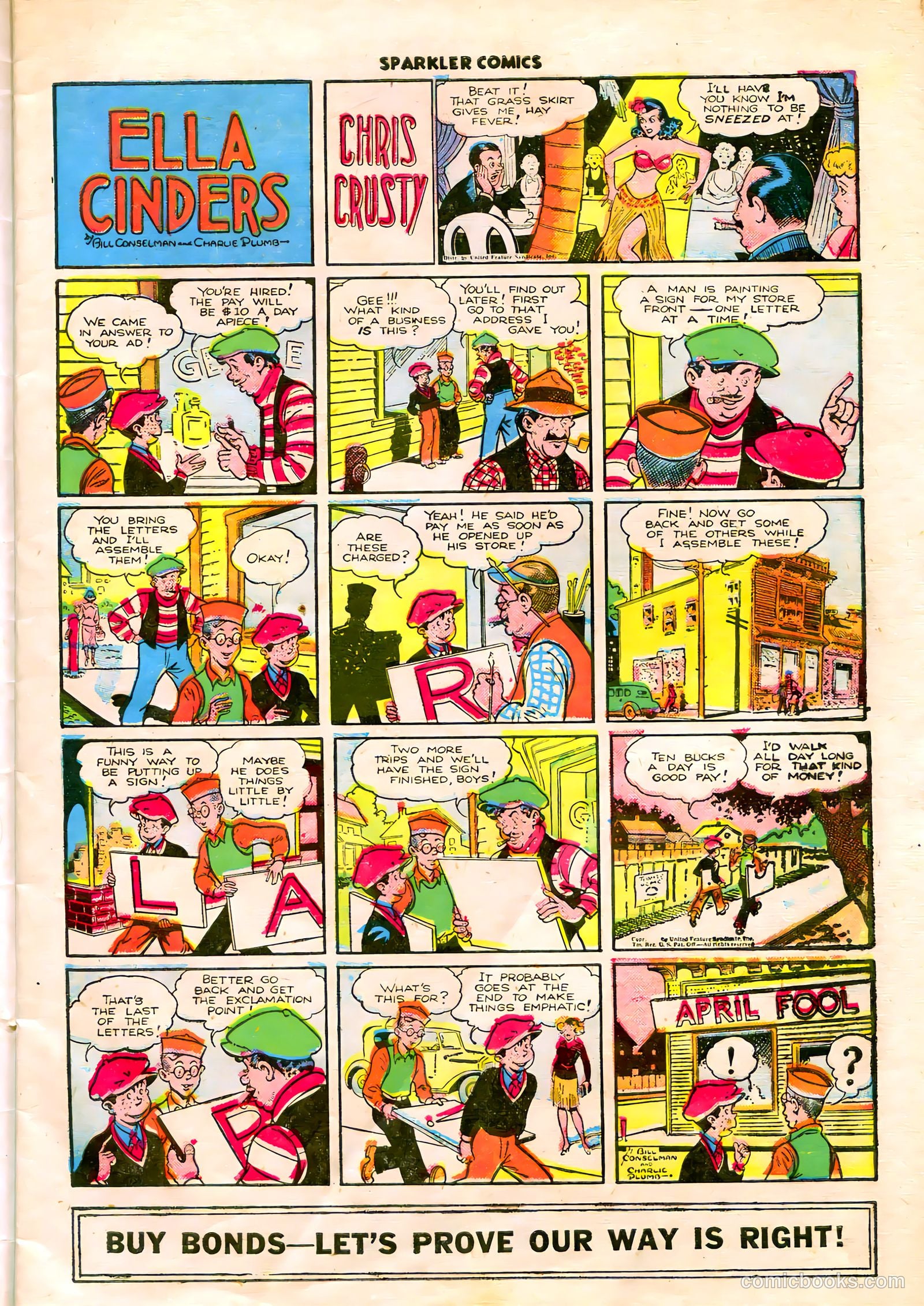 Sparkler Comics #43 (1948) — page 3 of 41